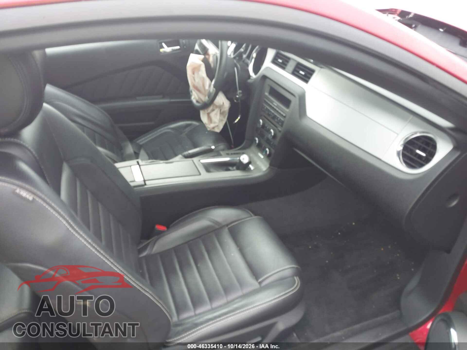 FORD MUSTANG 2012 - 1ZVBP8CF7C5277803