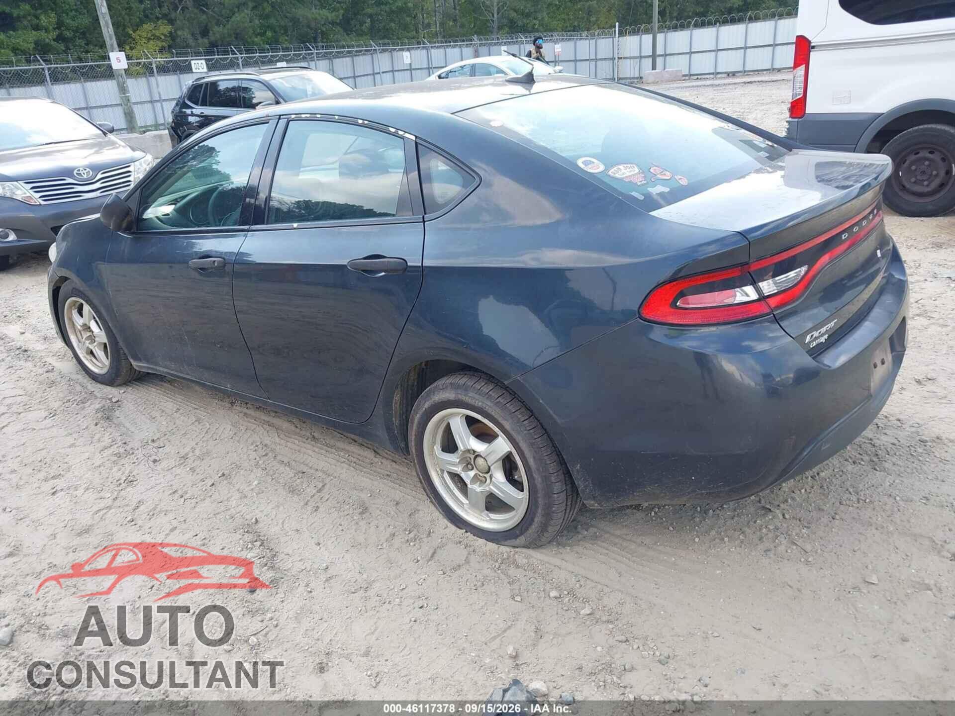 DODGE DART 2013 - 1C3CDFAAXDD331604