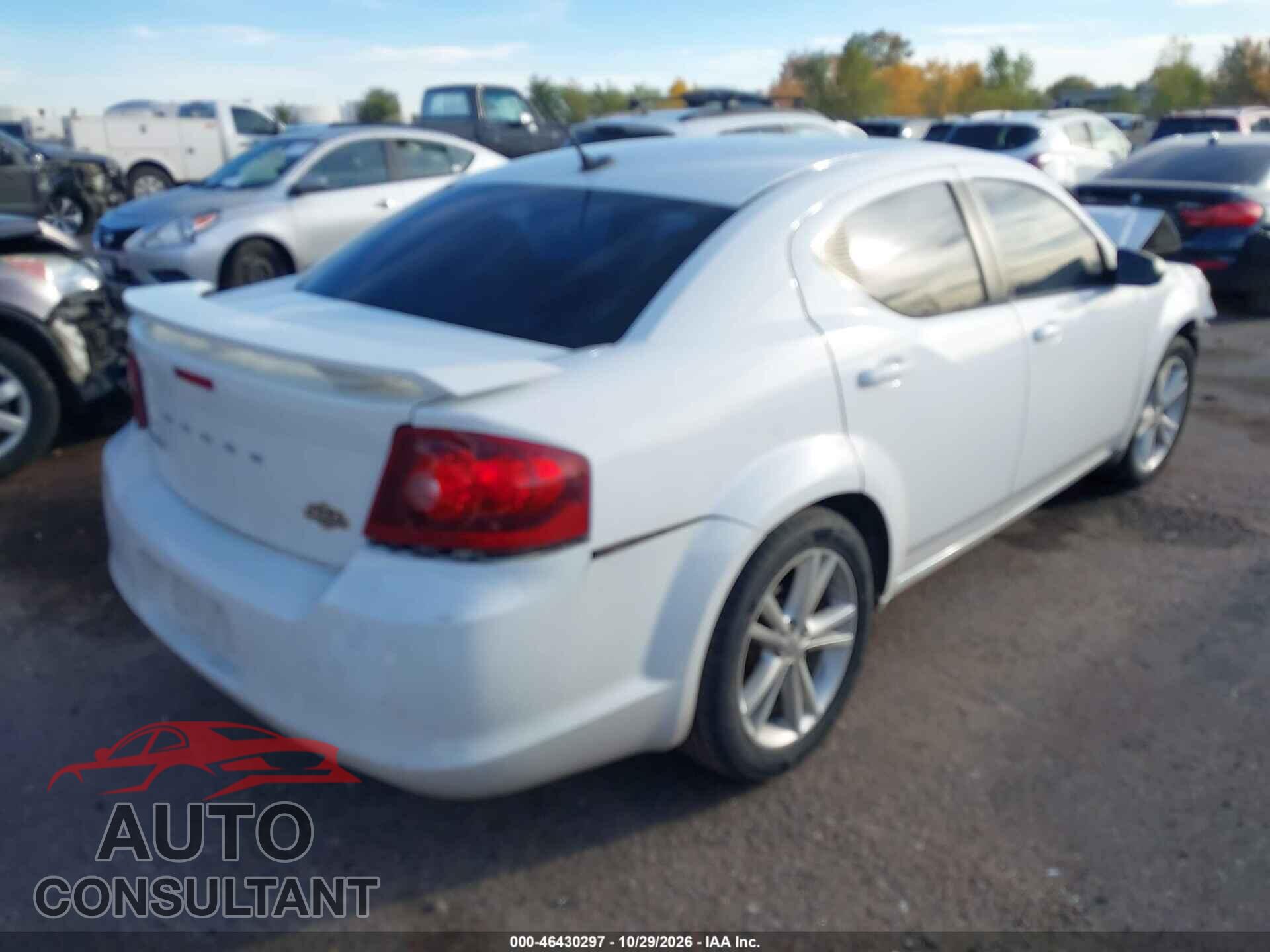 DODGE AVENGER 2013 - 1C3CDZAG4DN583588