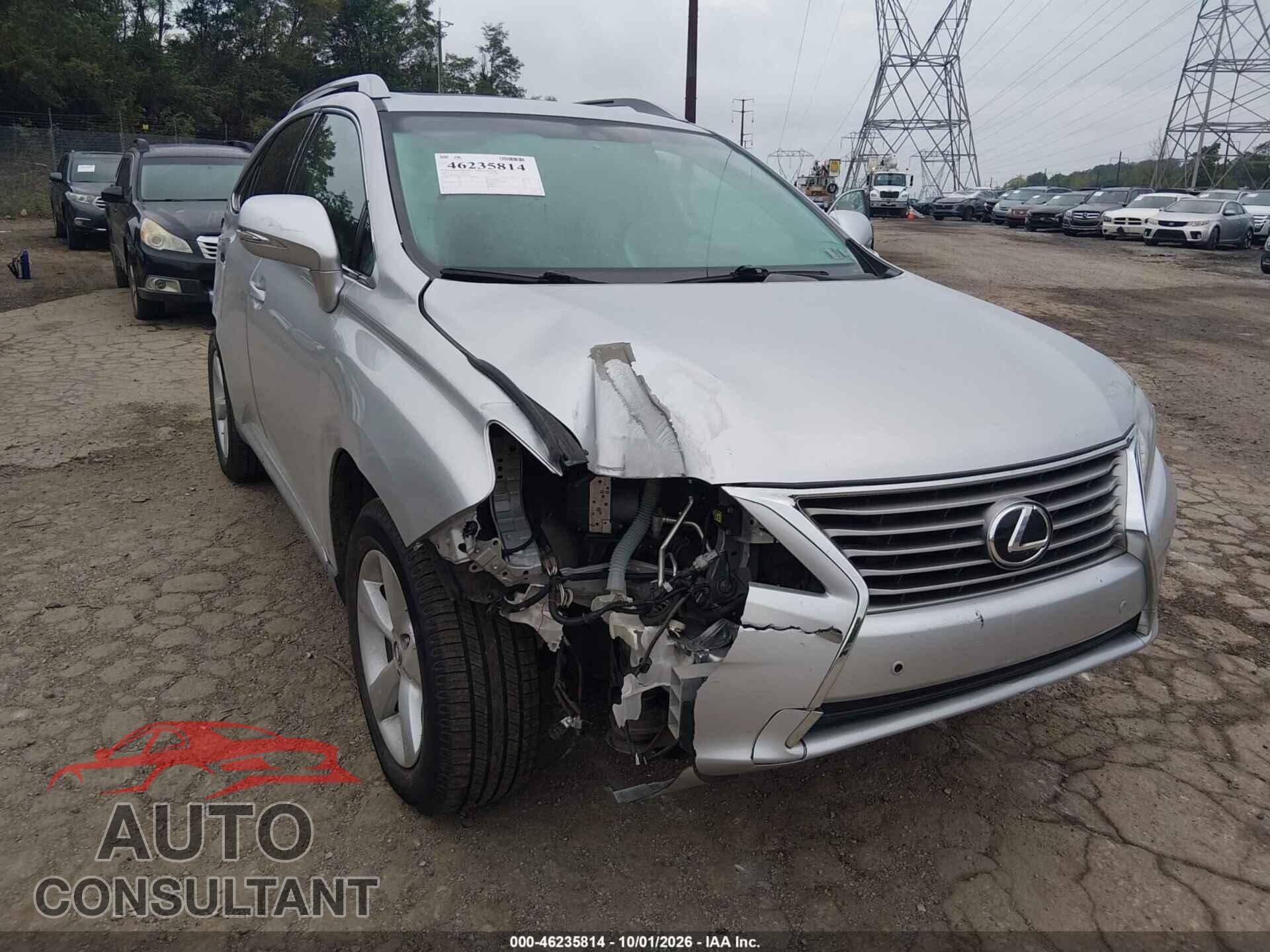 LEXUS RX 350 2015 - 2T2BK1BA2FC310014