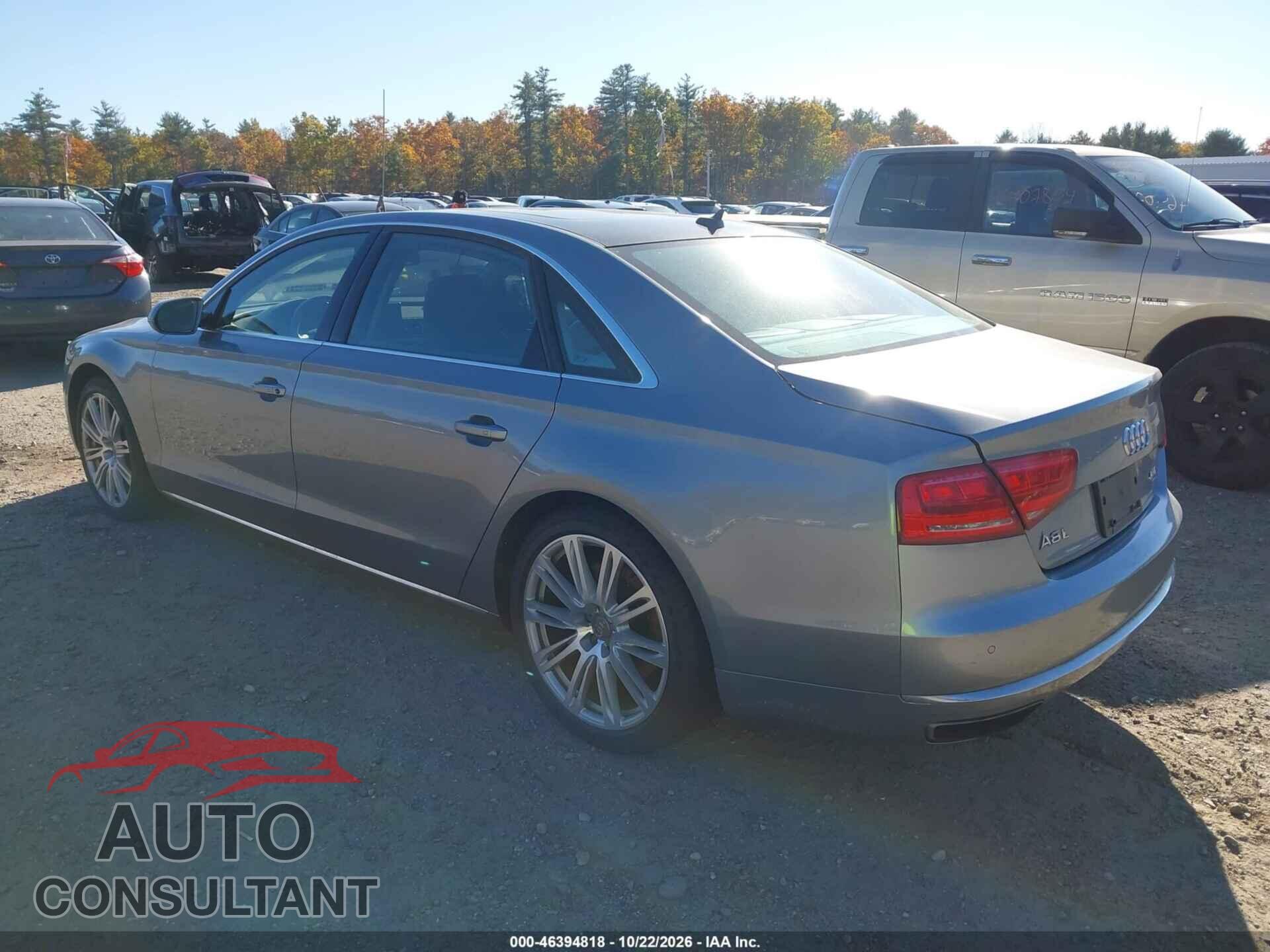 AUDI A8 L 2013 - WAUR2AFD9DN026975