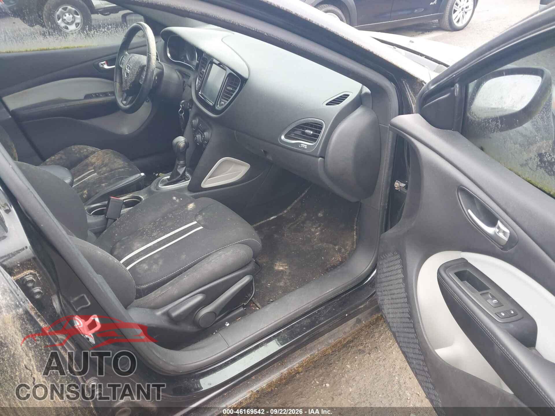 DODGE DART 2013 - 1C3CDFBA9DD117797