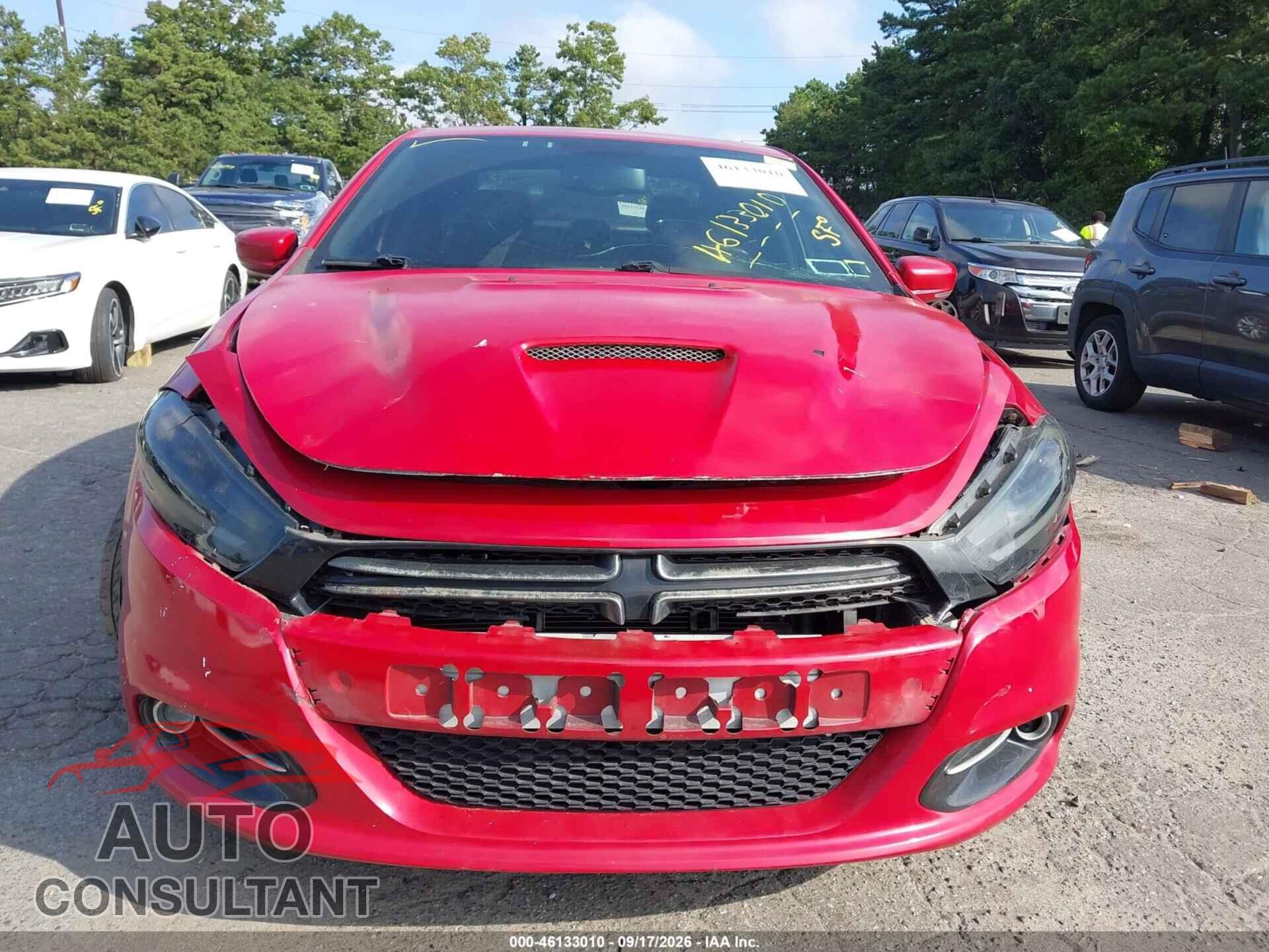 DODGE DART 2014 - 1C3CDFEB4ED677622