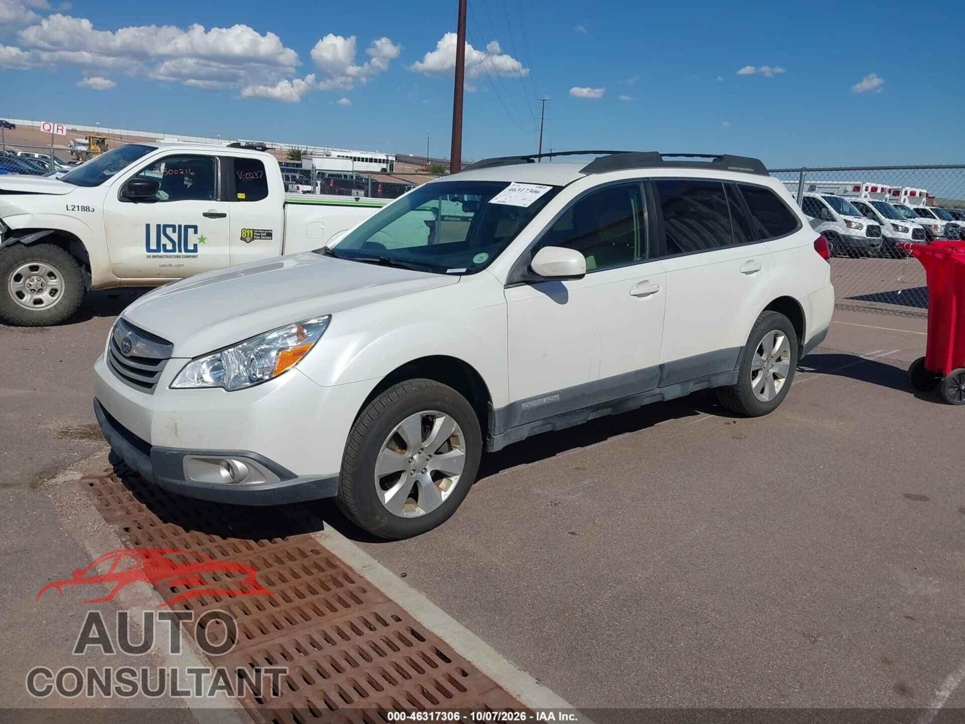 SUBARU OUTBACK 2011 - 4S4BRDAC7B2366474