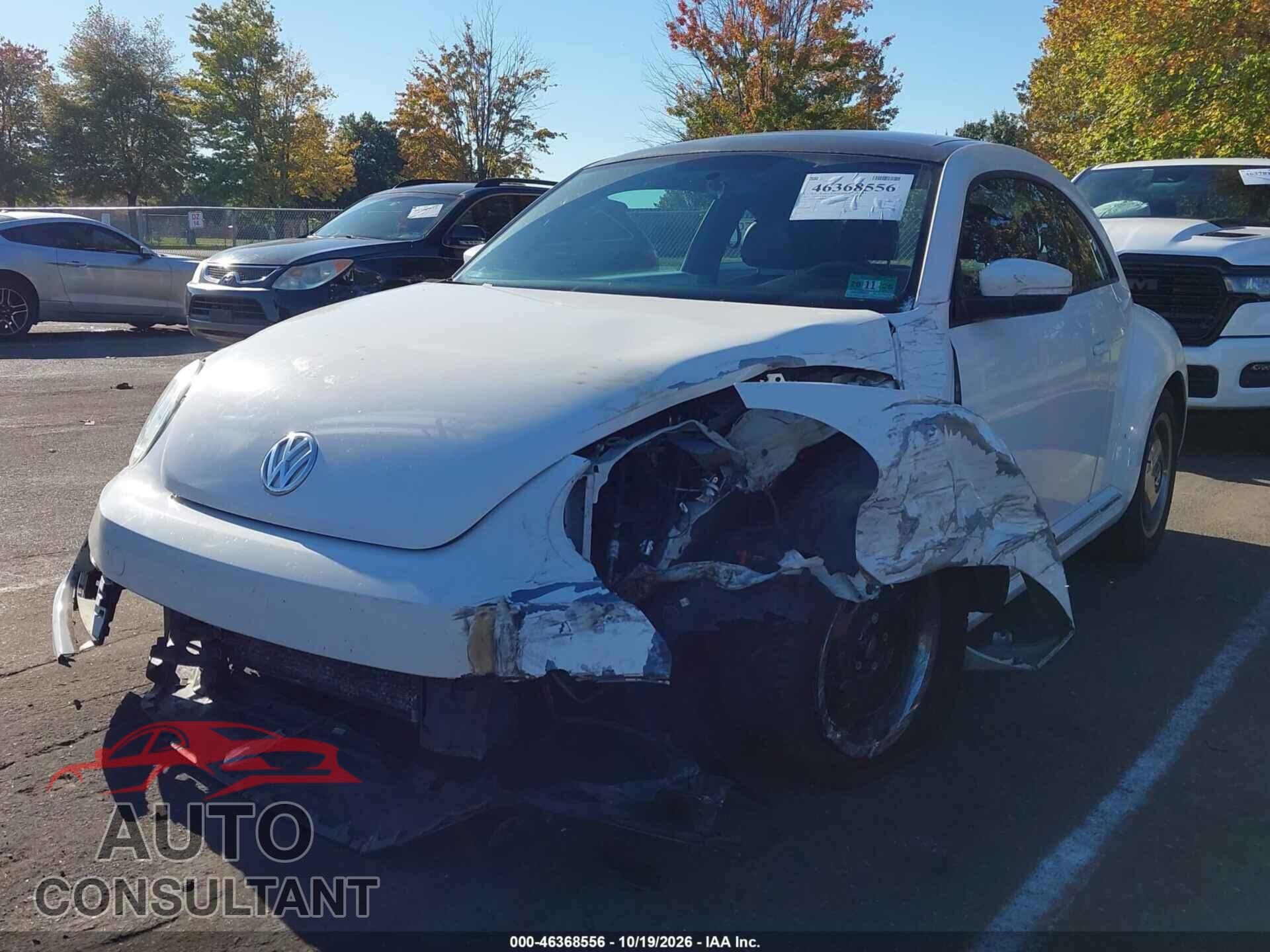 VOLKSWAGEN BEETLE 2013 - 3VWJP7AT3DM609987