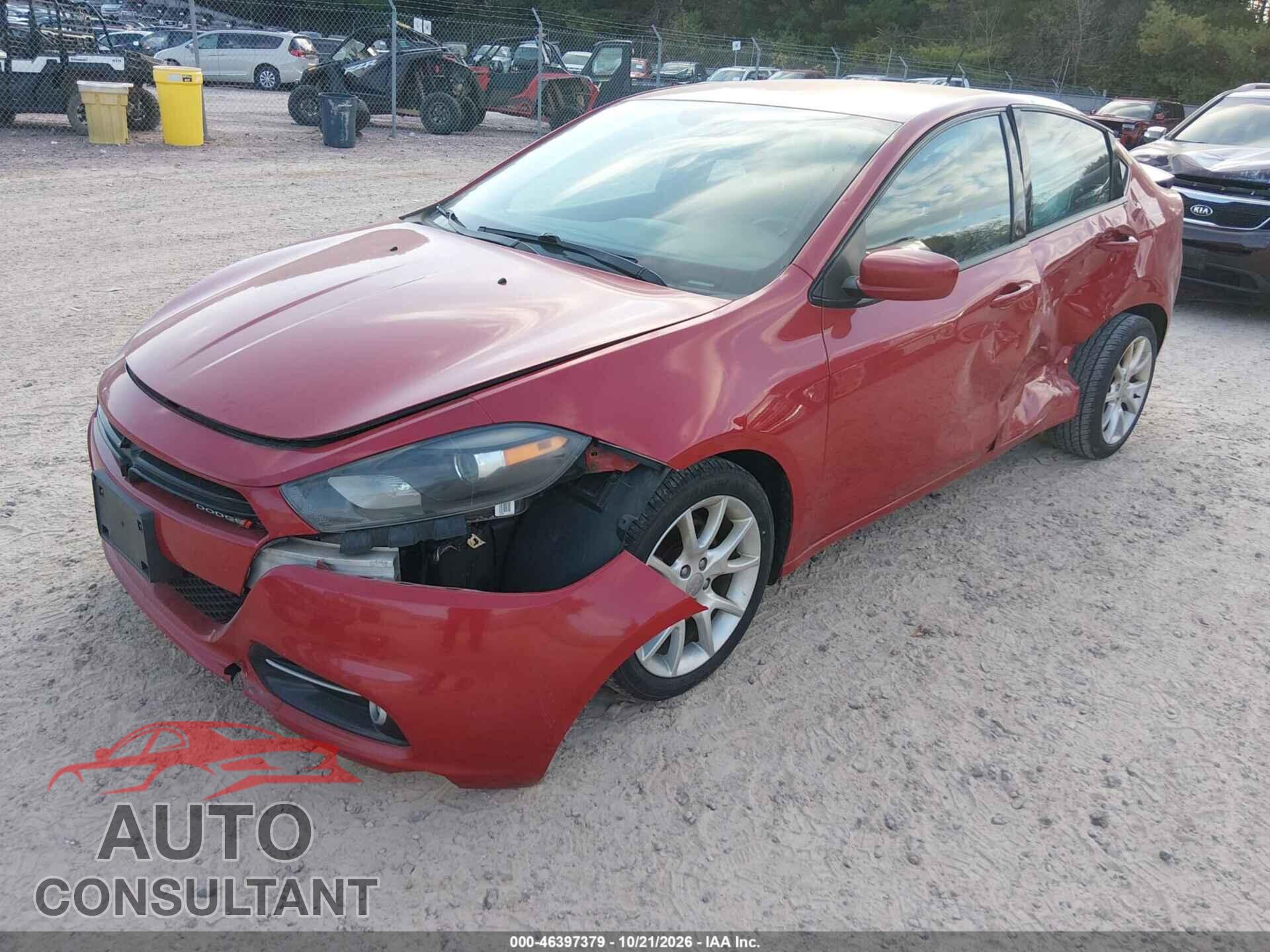 DODGE DART 2013 - 1C3CDFBAXDD342990