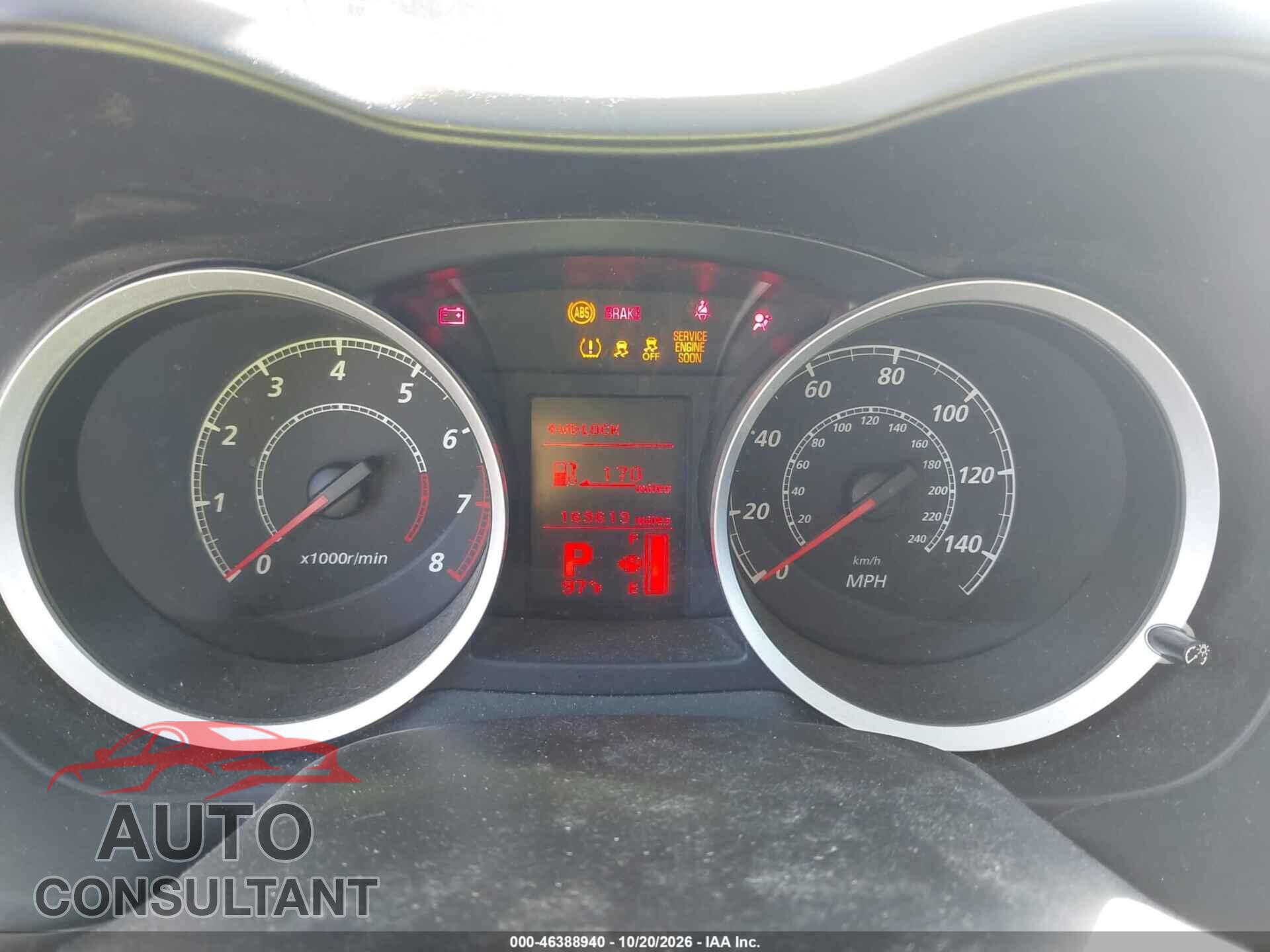 MITSUBISHI LANCER 2012 - JA32V2FW1CU017385