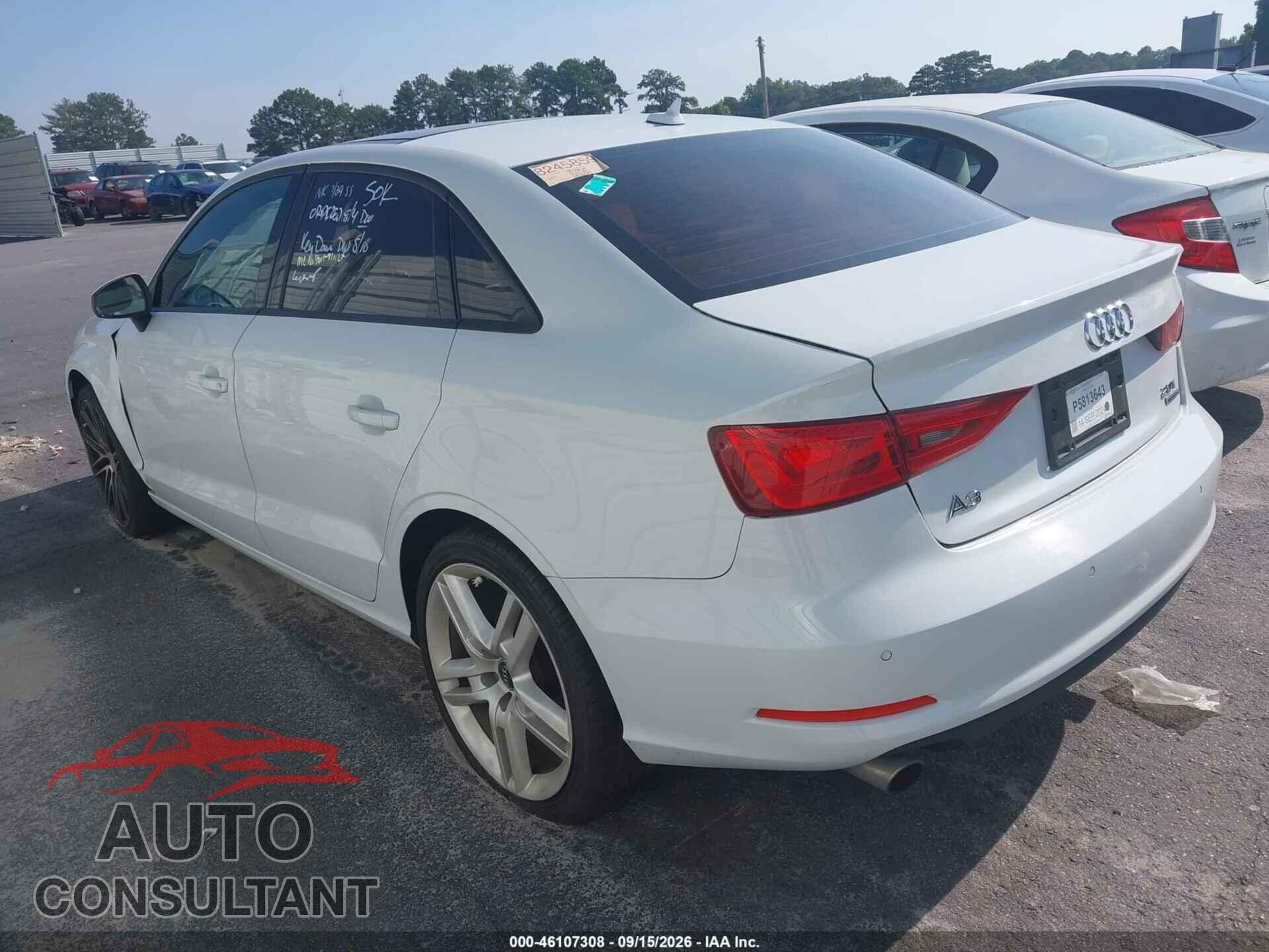 AUDI A3 2016 - WAUB8GFF9G1069860