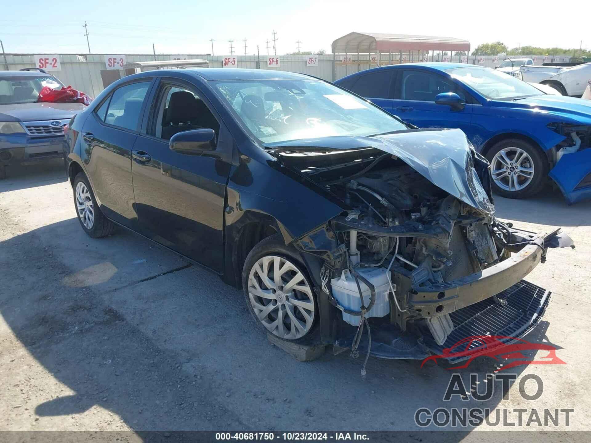 TOYOTA COROLLA 2019 - 5YFBURHE9KP941117