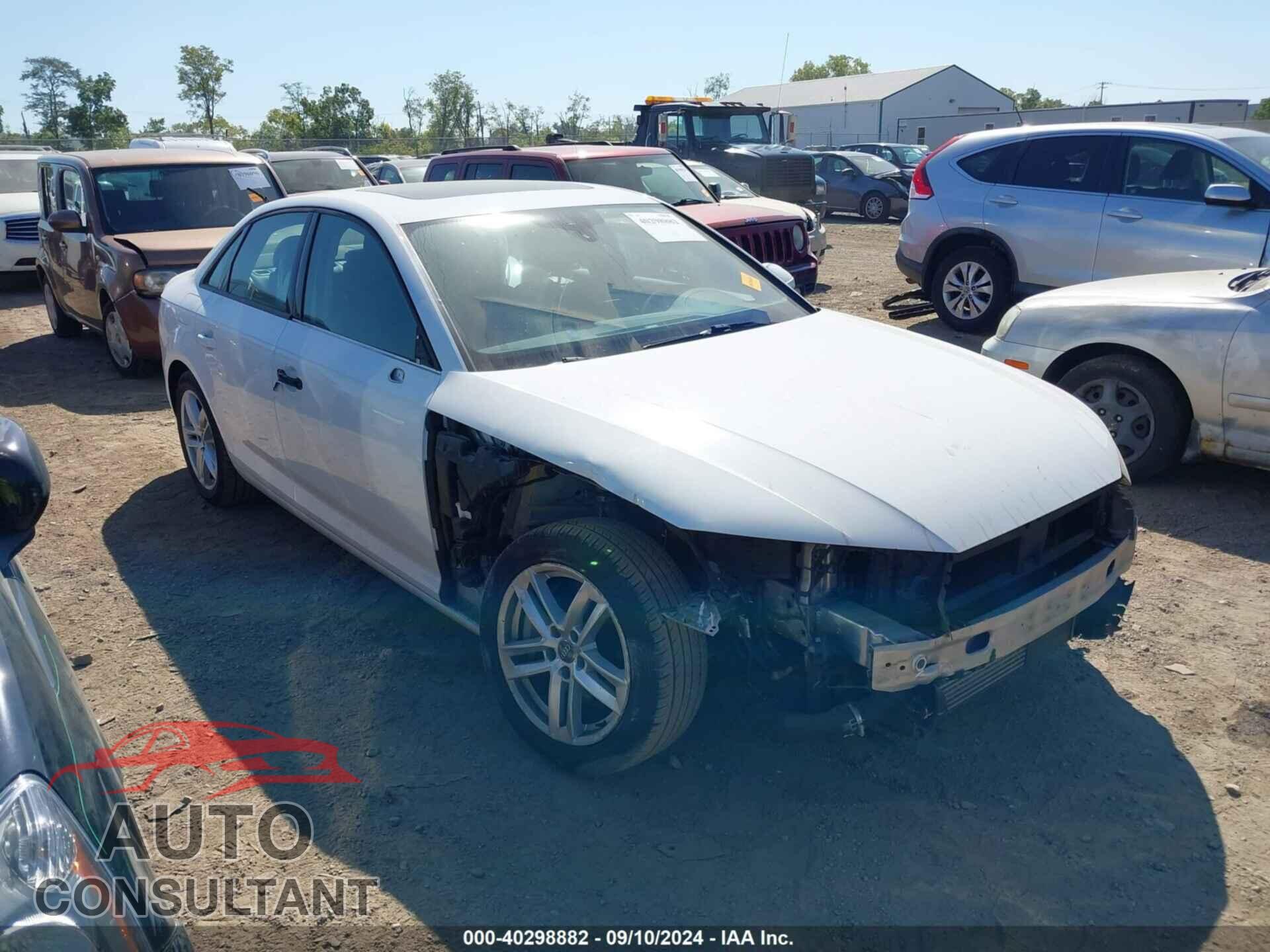 AUDI A4 2017 - WAUGNAF41HN058260