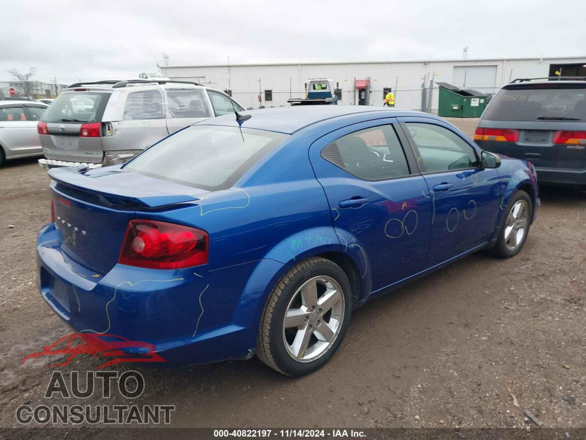 DODGE AVENGER 2014 - 1C3CDZABXEN199997