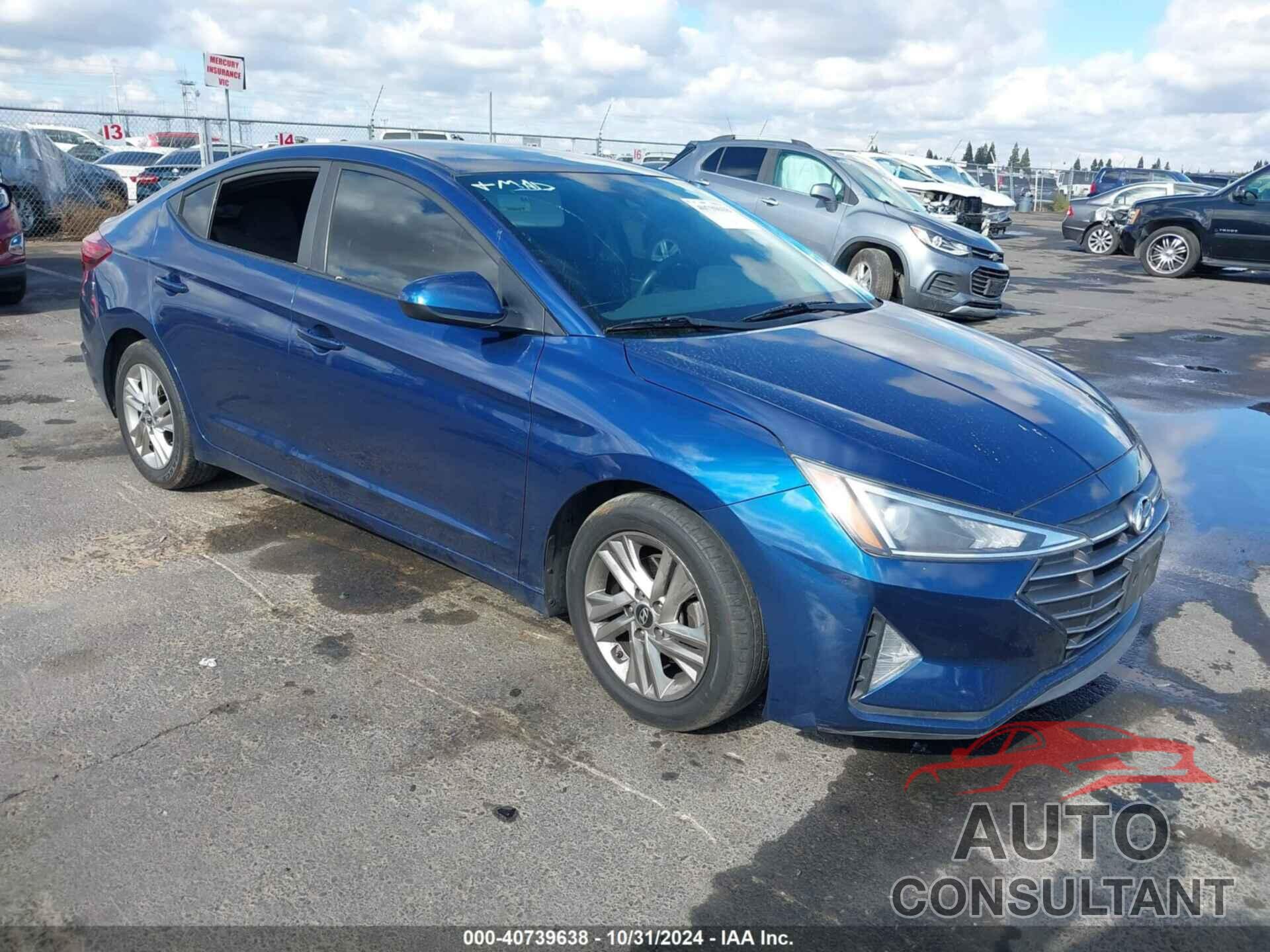 HYUNDAI ELANTRA 2019 - 5NPD84LF6KH436200