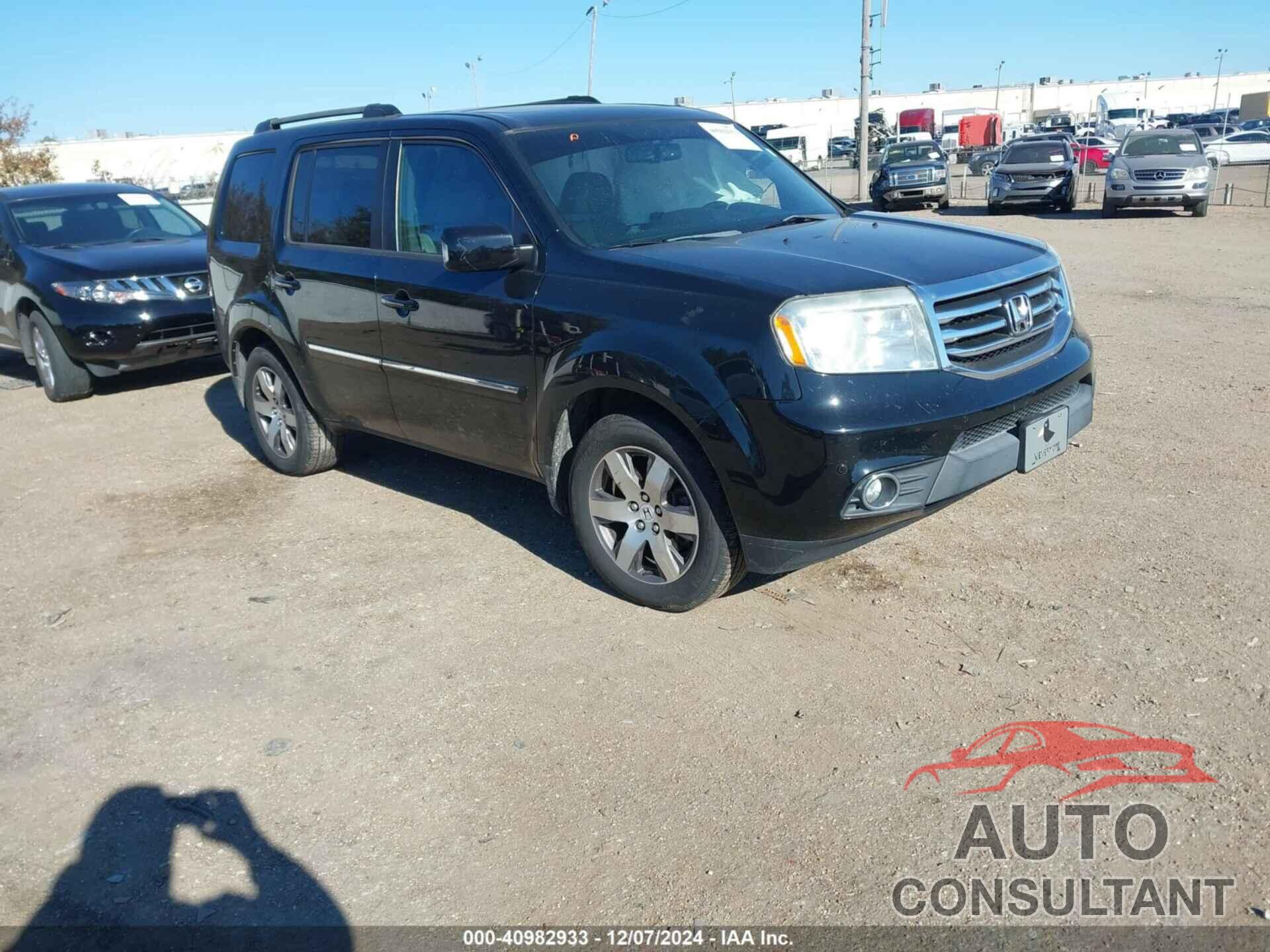 HONDA PILOT 2013 - 5FNYF4H9XDB063934