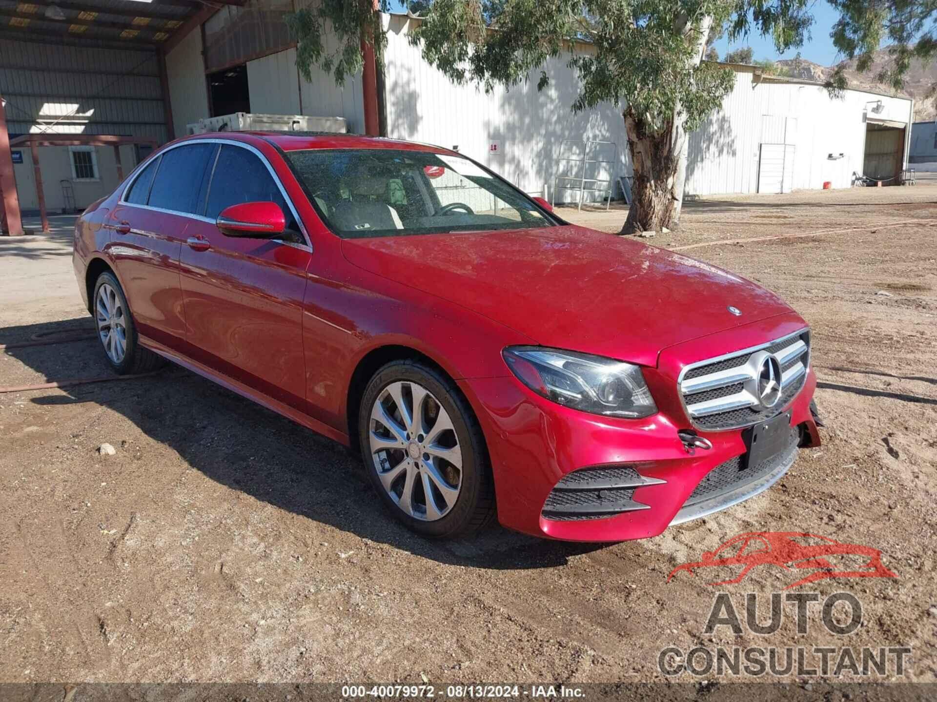 MERCEDES-BENZ E 300 2017 - WDDZF4JB9HA190860