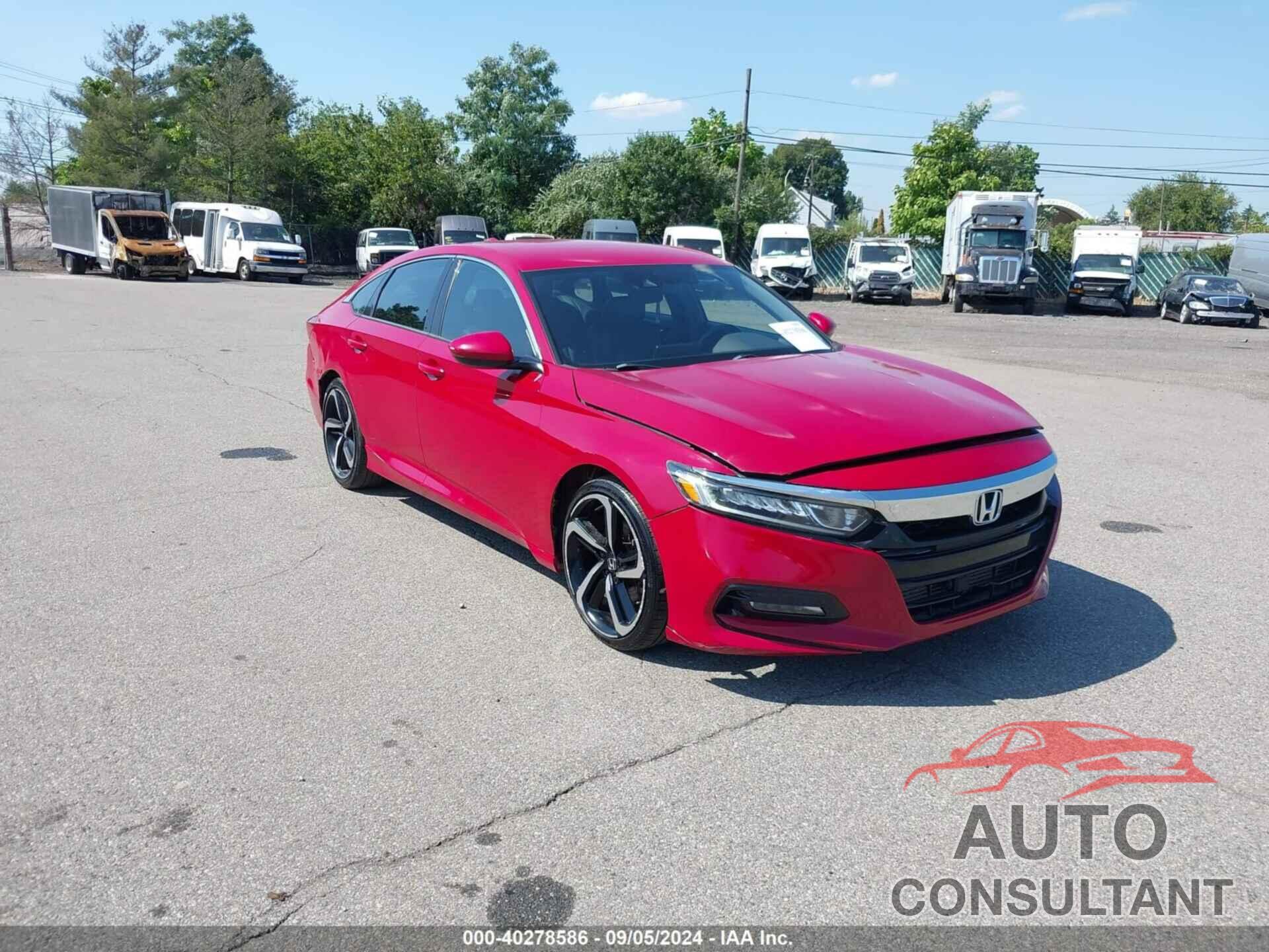 HONDA ACCORD 2018 - 1HGCV1F30JA044938