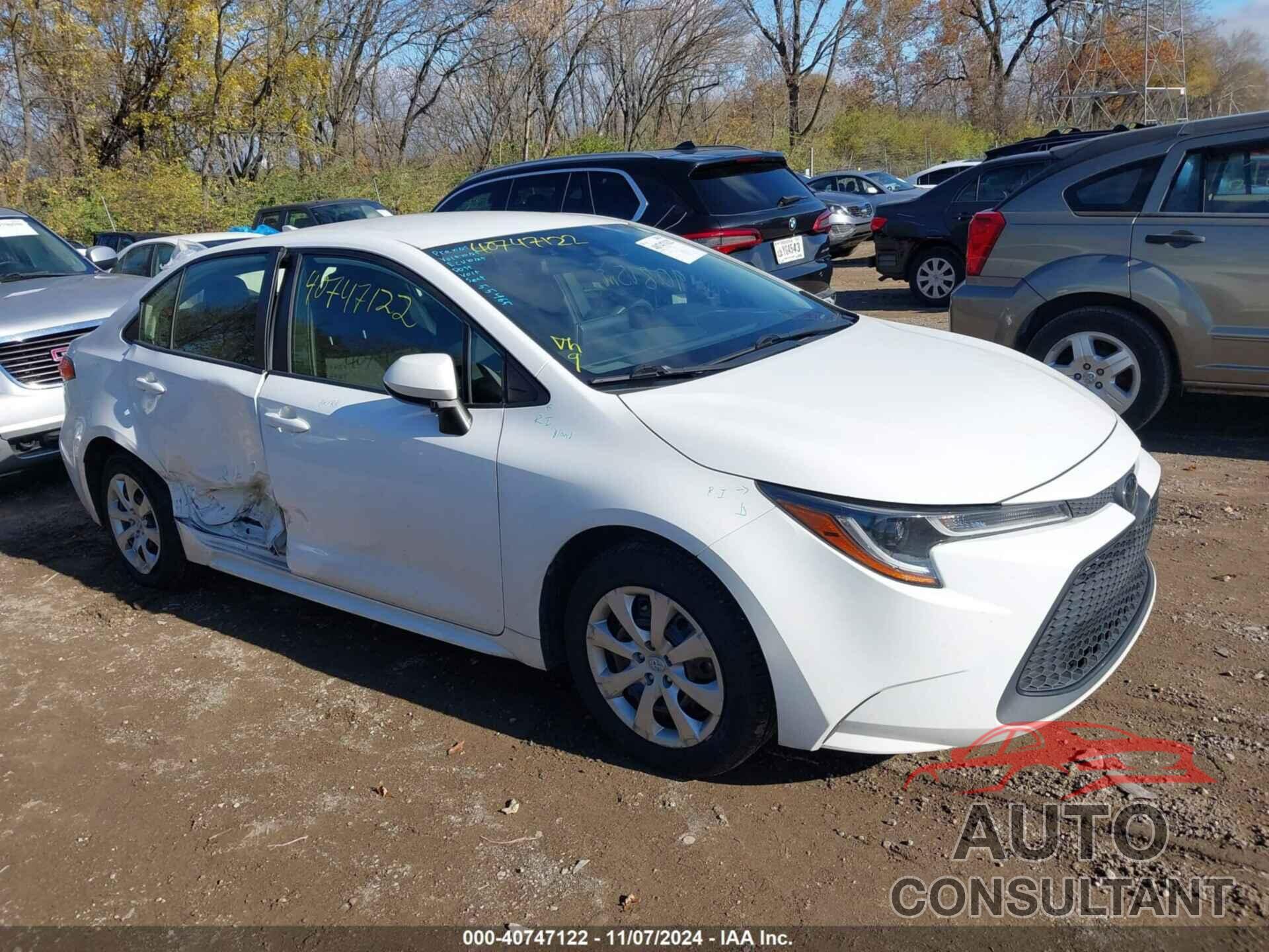 TOYOTA COROLLA 2020 - JTDEPRAE0LJ040383