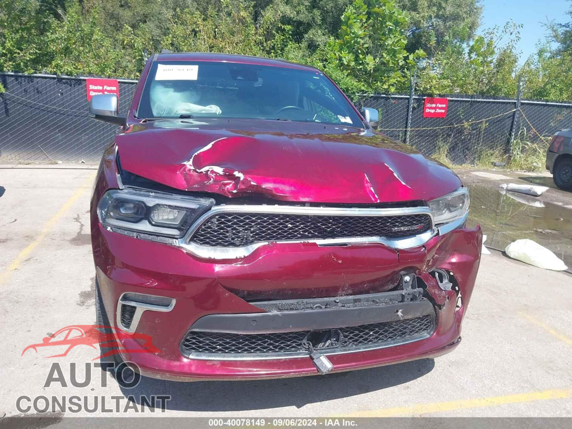 DODGE DURANGO 2021 - 1C4SDJET1MC629891