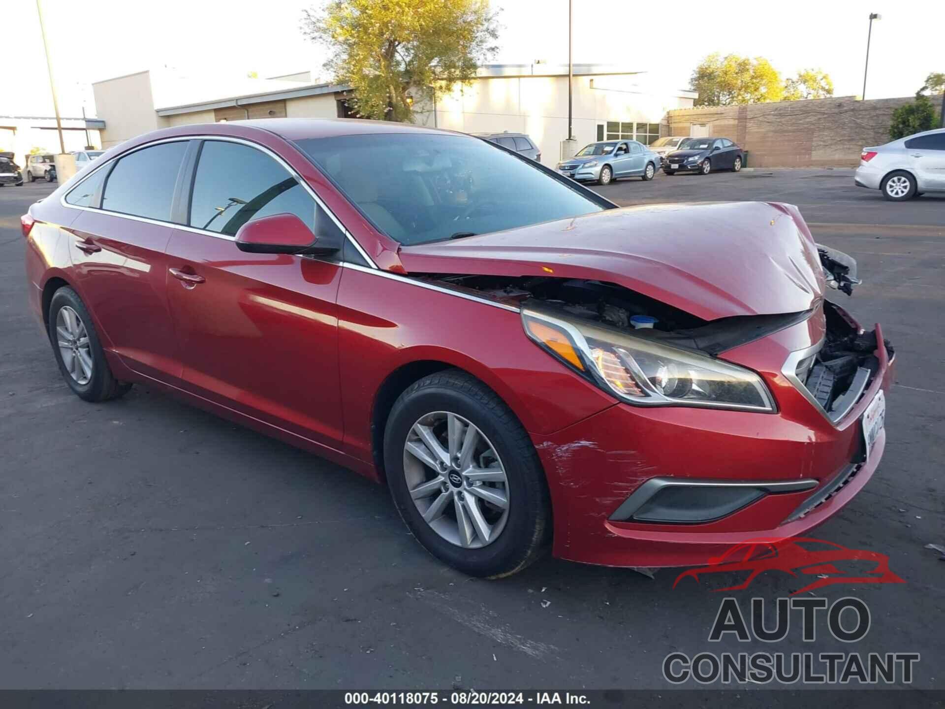 HYUNDAI SONATA 2016 - 5NPE24AFXGH269940