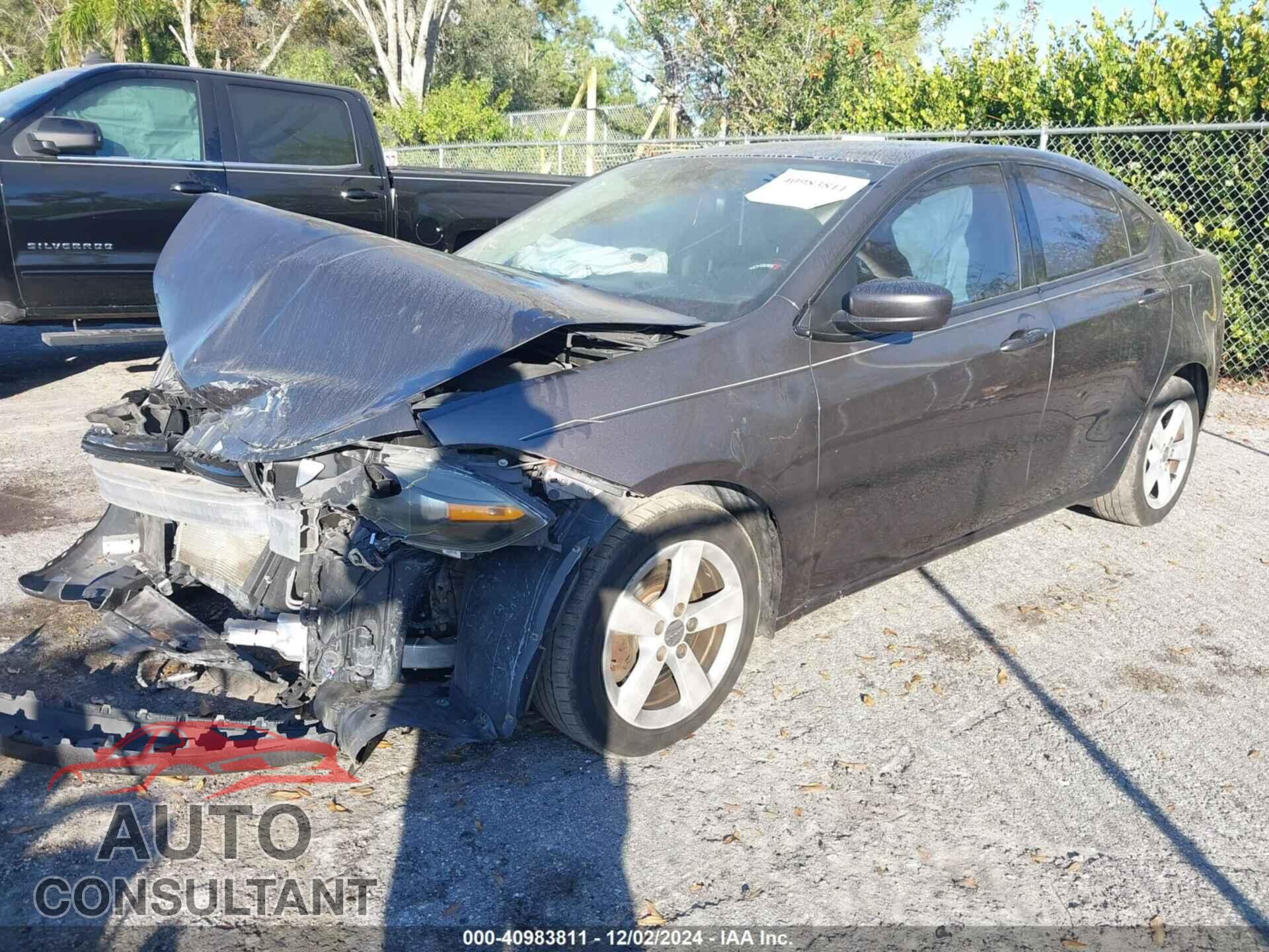 DODGE DART 2015 - 1C3CDFBB7FD336589
