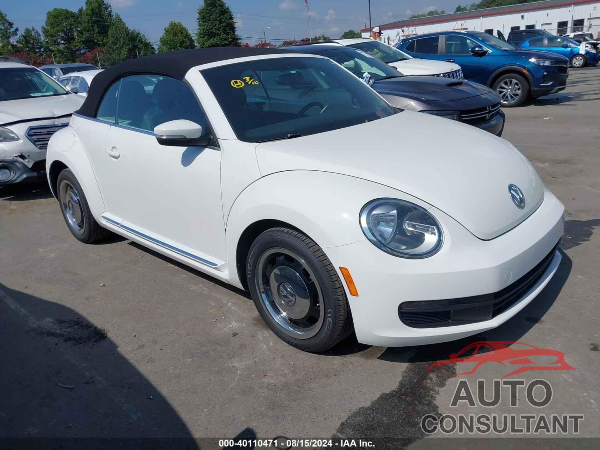 VOLKSWAGEN BEETLE 2013 - 3VW5P7AT2DM806148