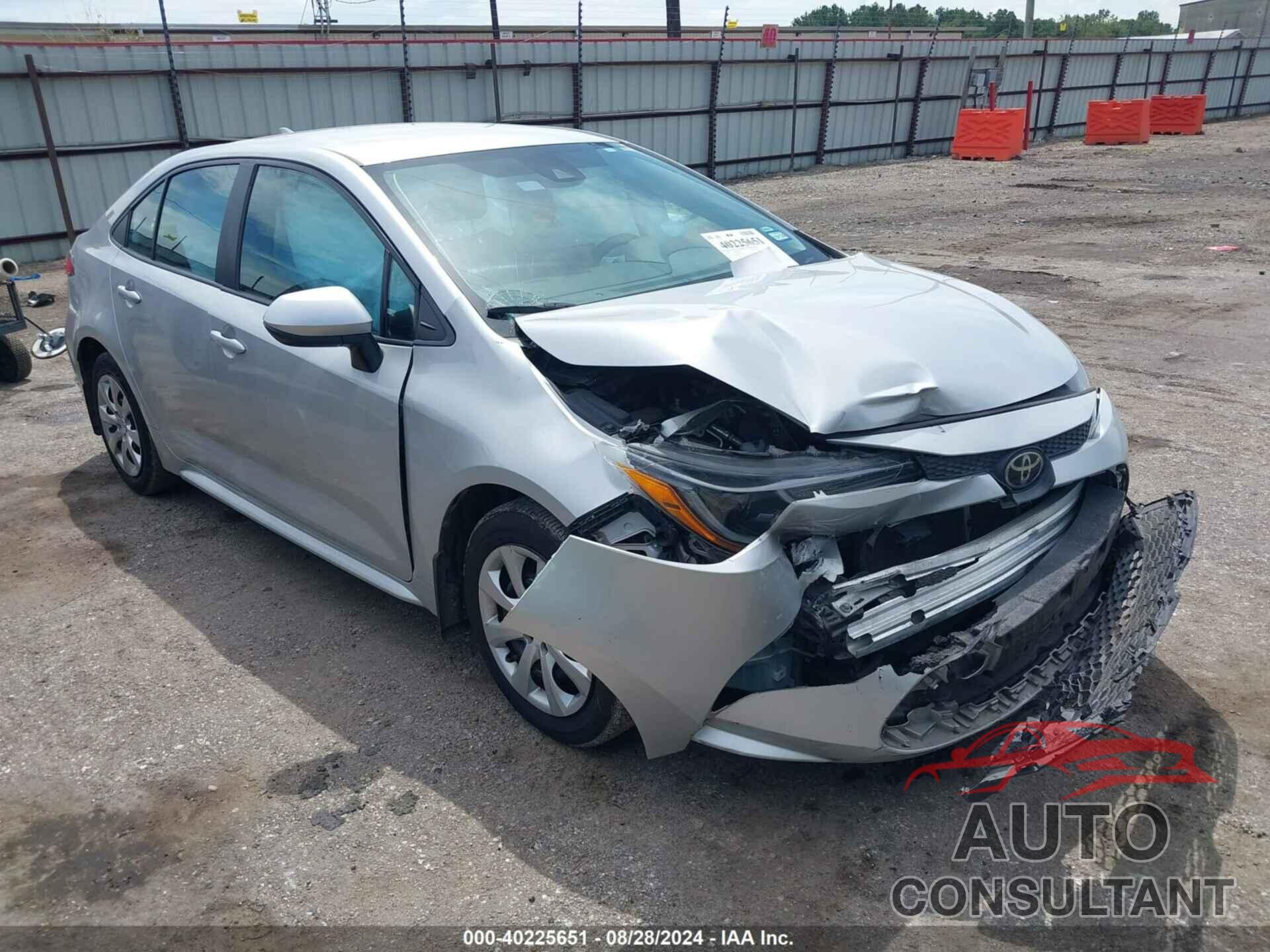 TOYOTA COROLLA 2020 - 5YFEPRAEXLP054562