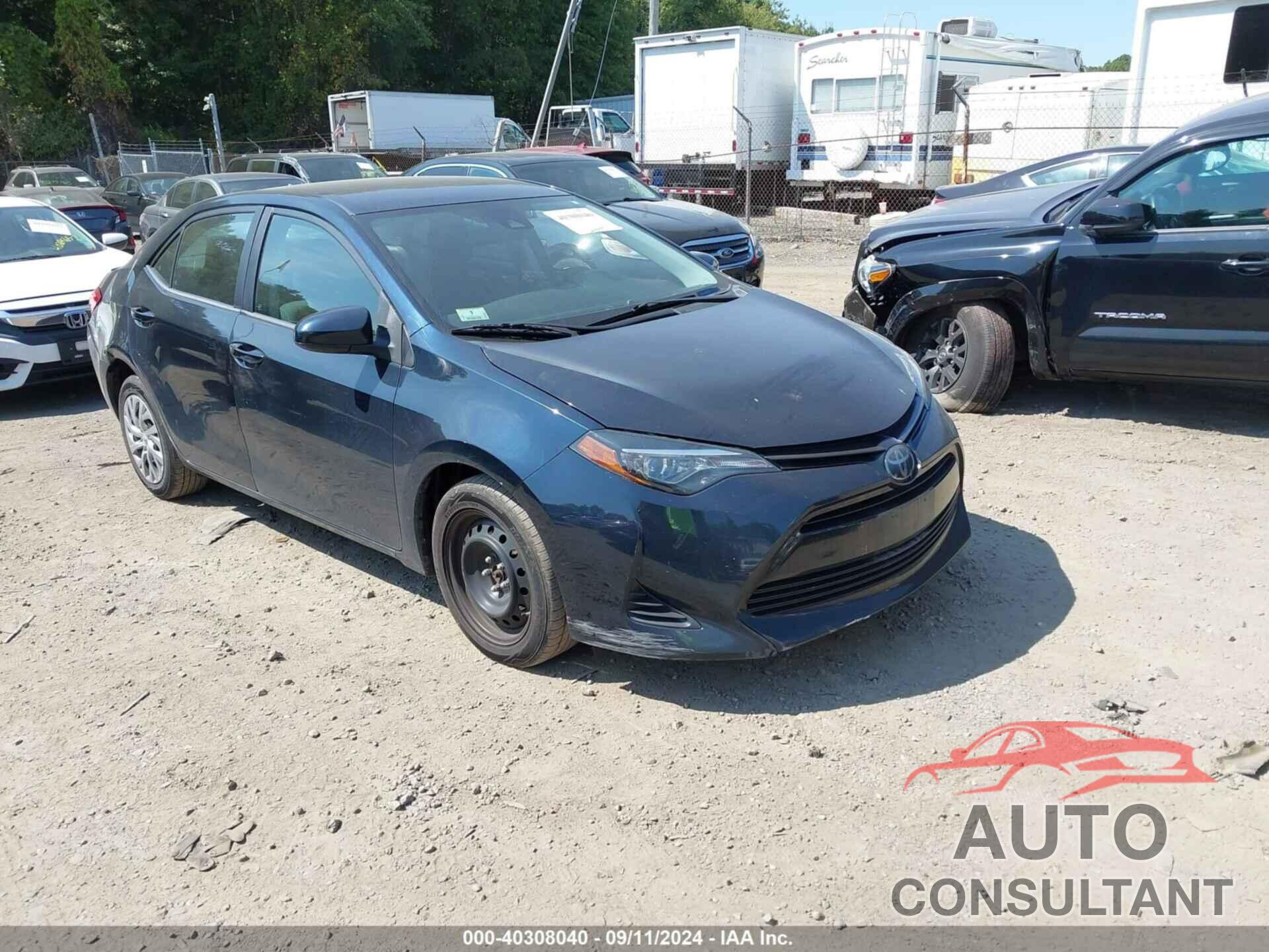 TOYOTA COROLLA 2019 - 2T1BURHE9KC158993