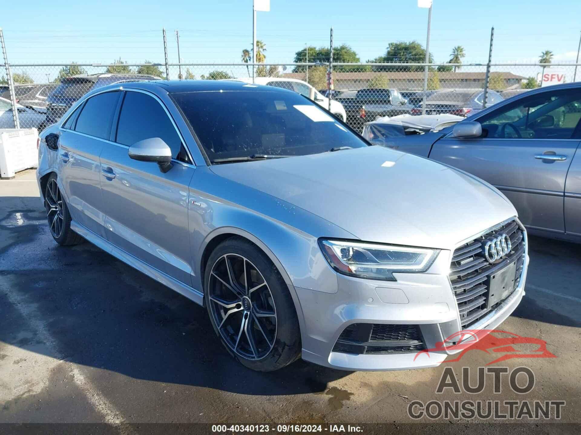 AUDI A3 2017 - WAUJ8GFF8H1081012