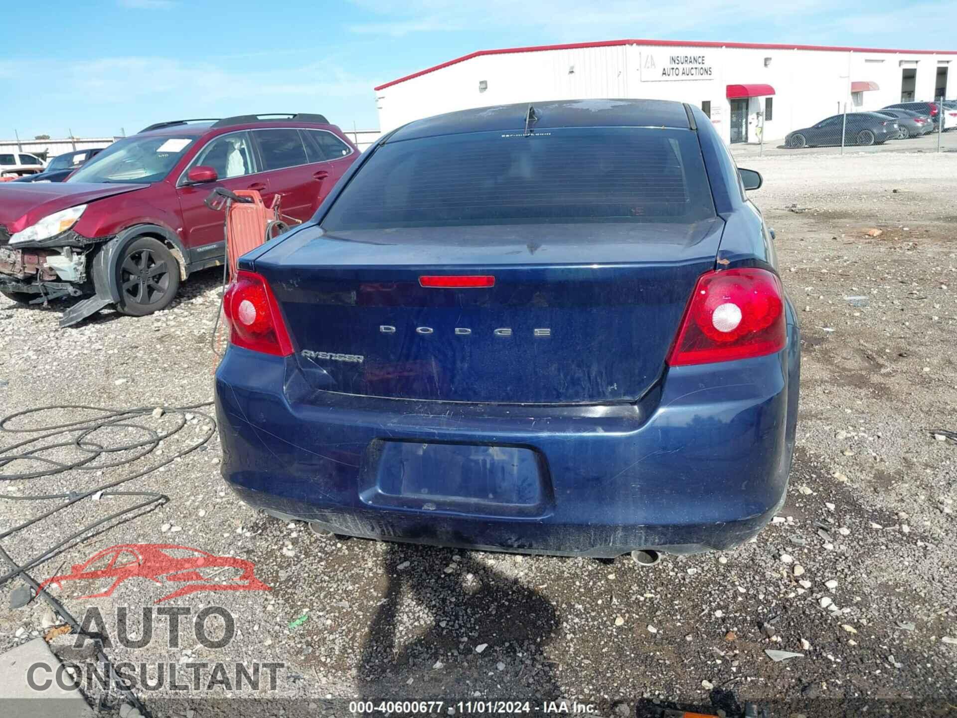 DODGE AVENGER 2013 - 1C3CDZAG4DN756798