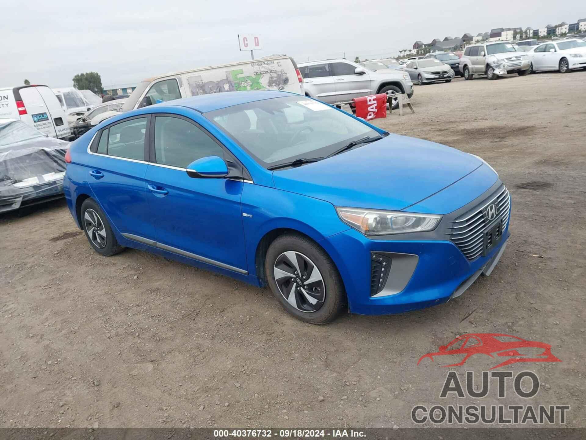 HYUNDAI IONIQ HYBRID 2017 - KMHC75LC2HU036557