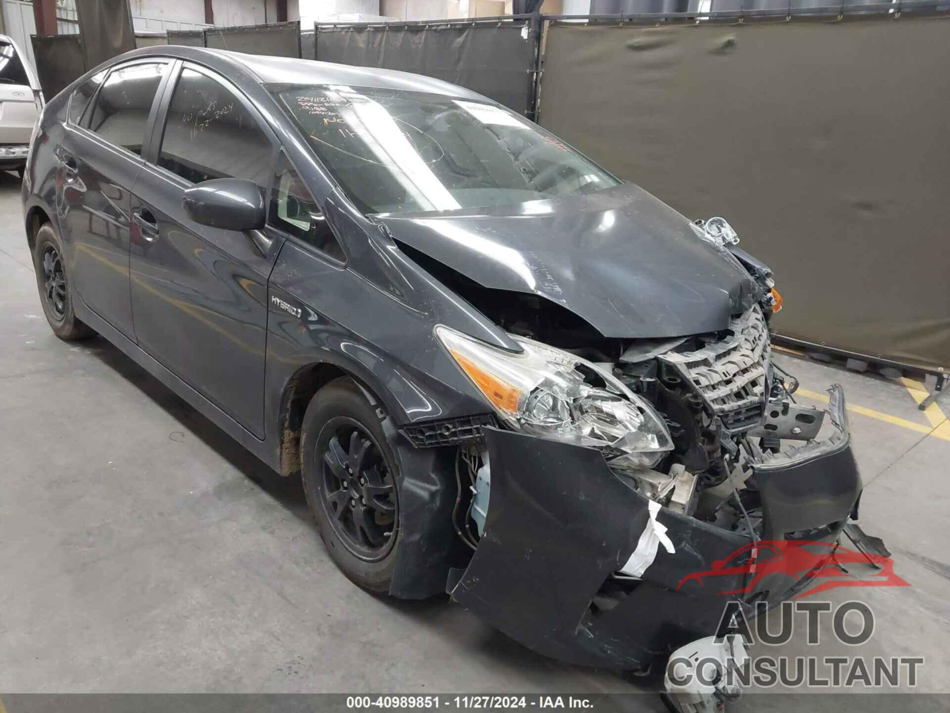 TOYOTA PRIUS 2013 - JTDKN3DU6D5609188