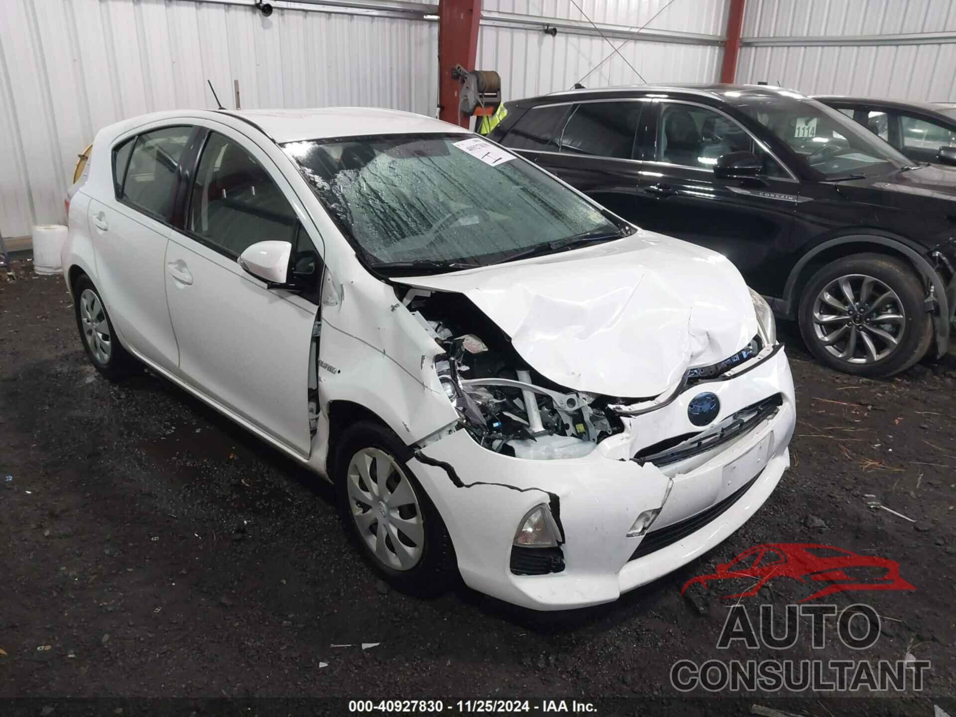 TOYOTA PRIUS C 2012 - JTDKDTB32C1022358