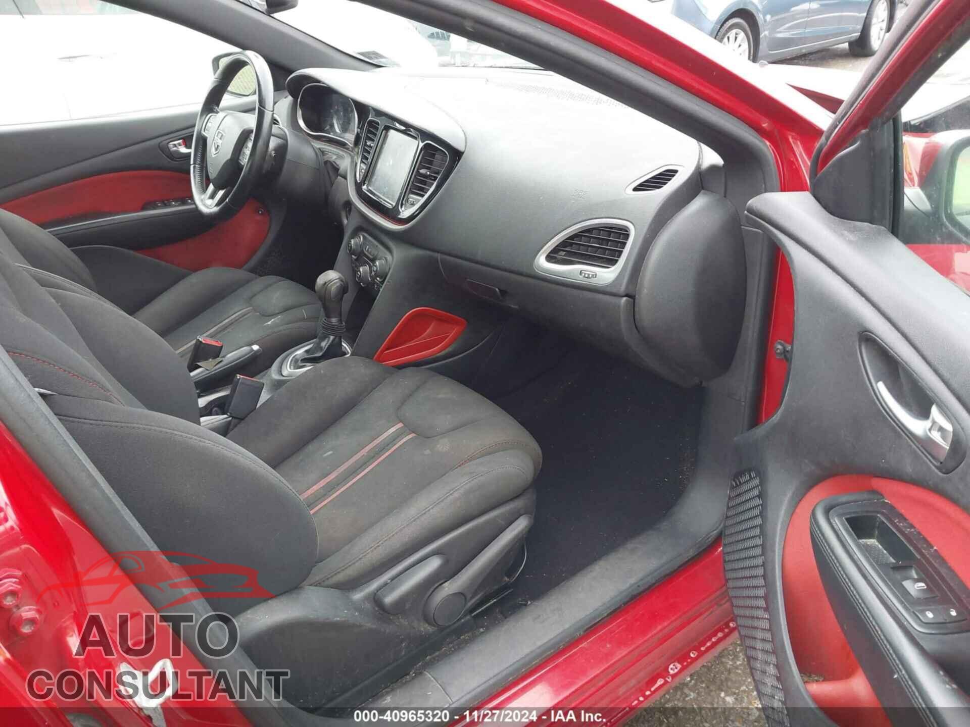 DODGE DART 2013 - 1C3CDFBA6DD105560