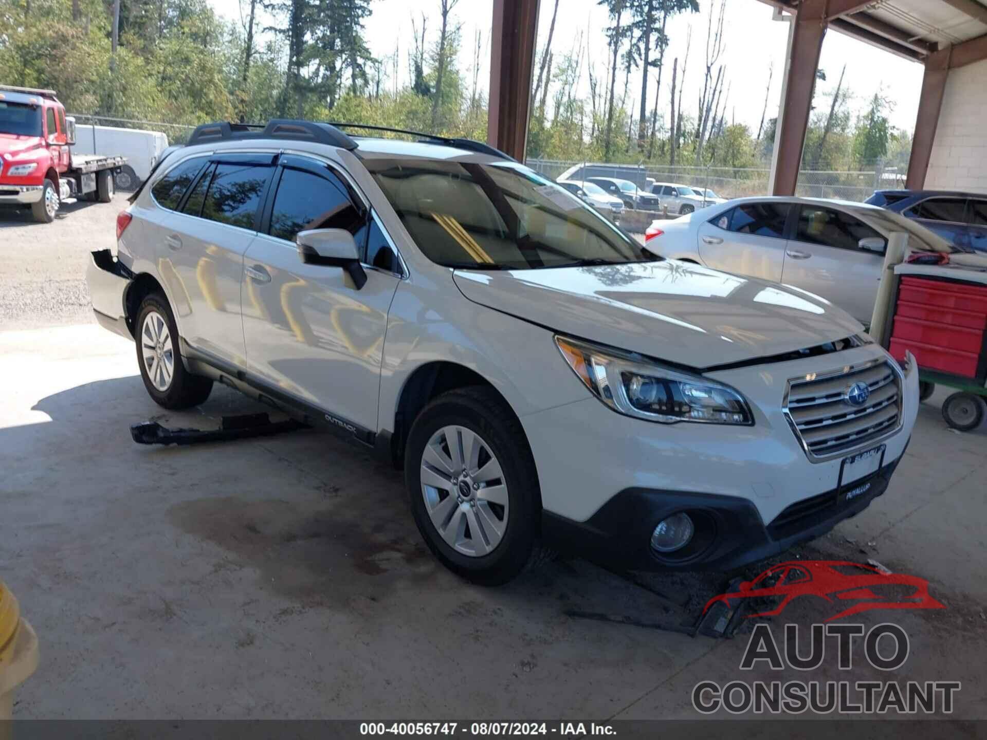 SUBARU OUTBACK 2017 - 4S4BSAFC6H3224616