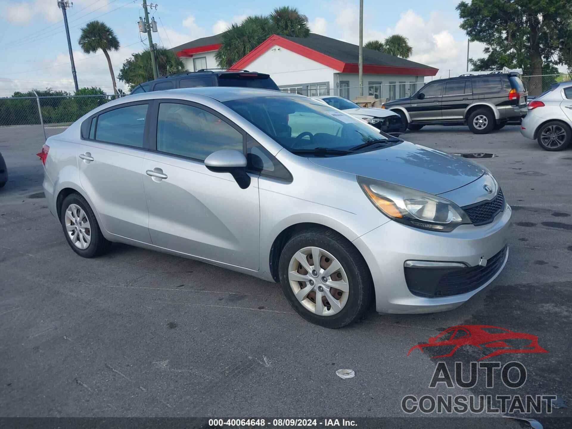 KIA RIO 2016 - KNADM4A36G6634701