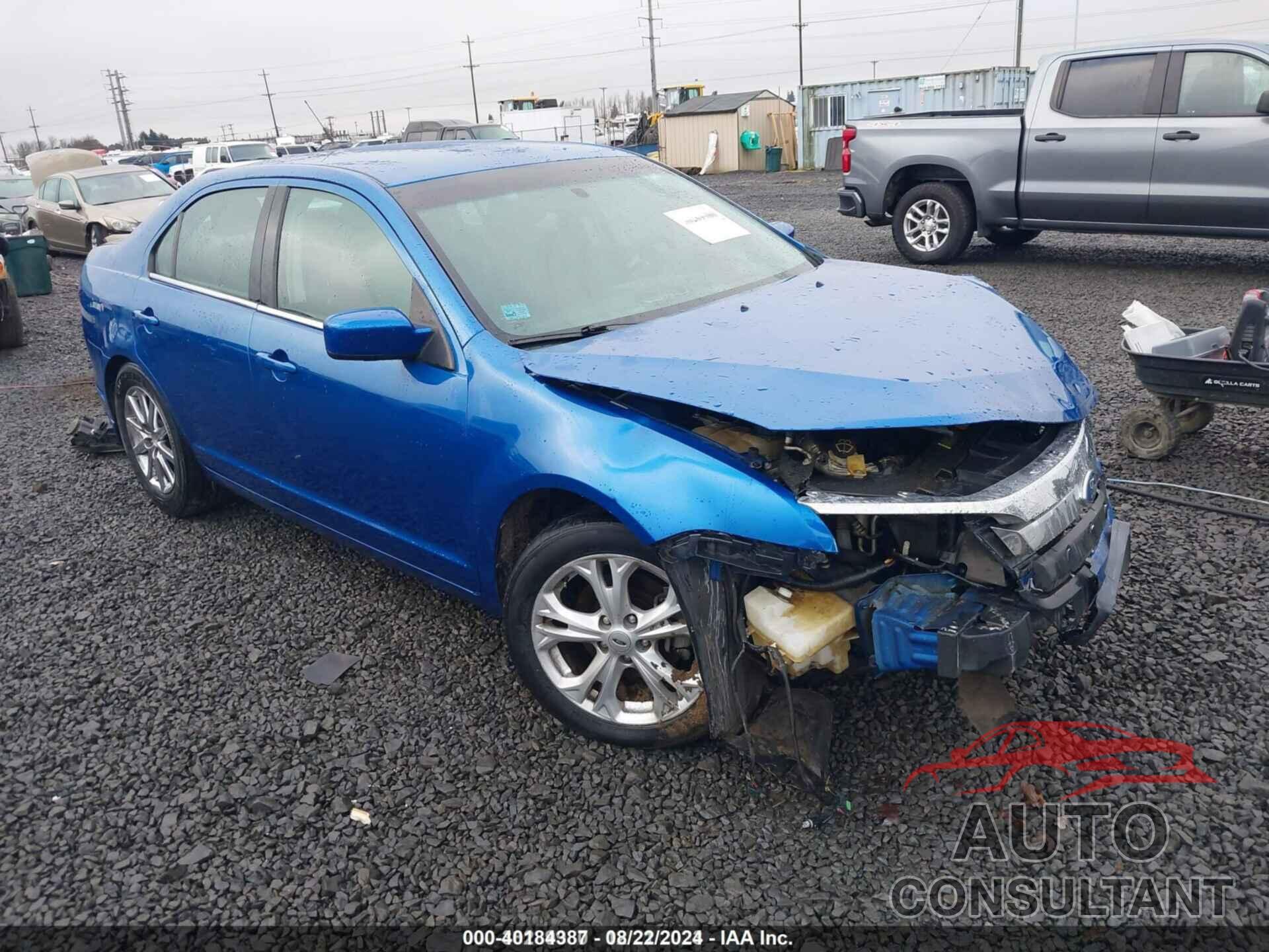 FORD FUSION 2012 - 3FAHP0HA1CR152598