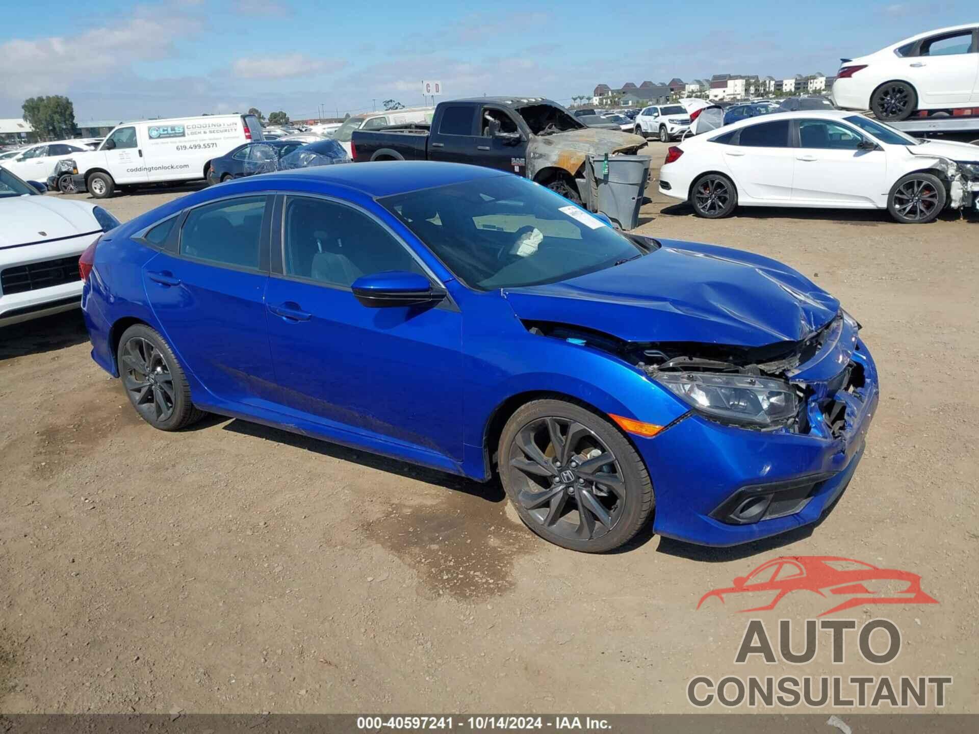 HONDA CIVIC 2019 - 19XFC2F86KE201678