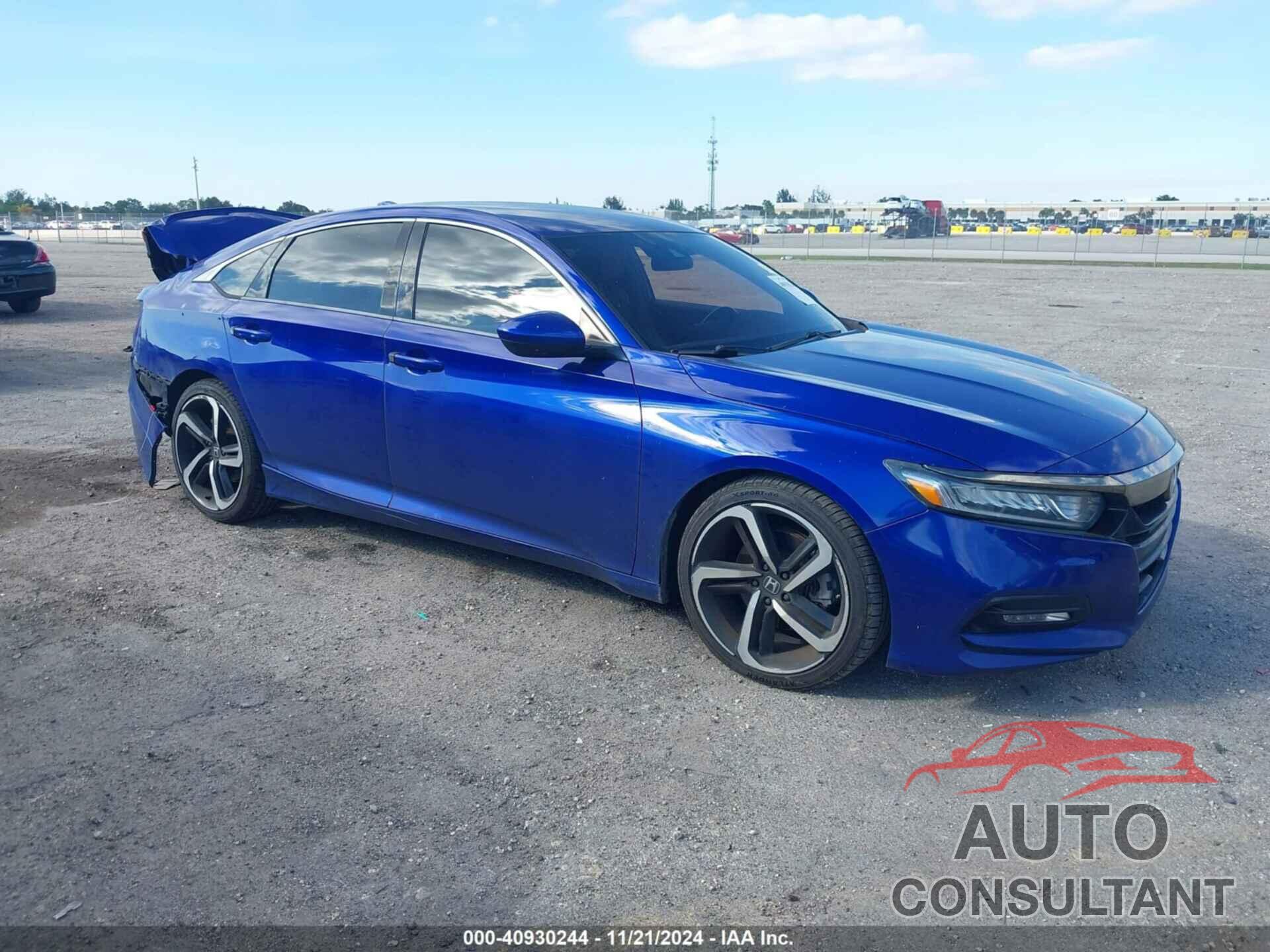HONDA ACCORD 2018 - 1HGCV1F38JA157553