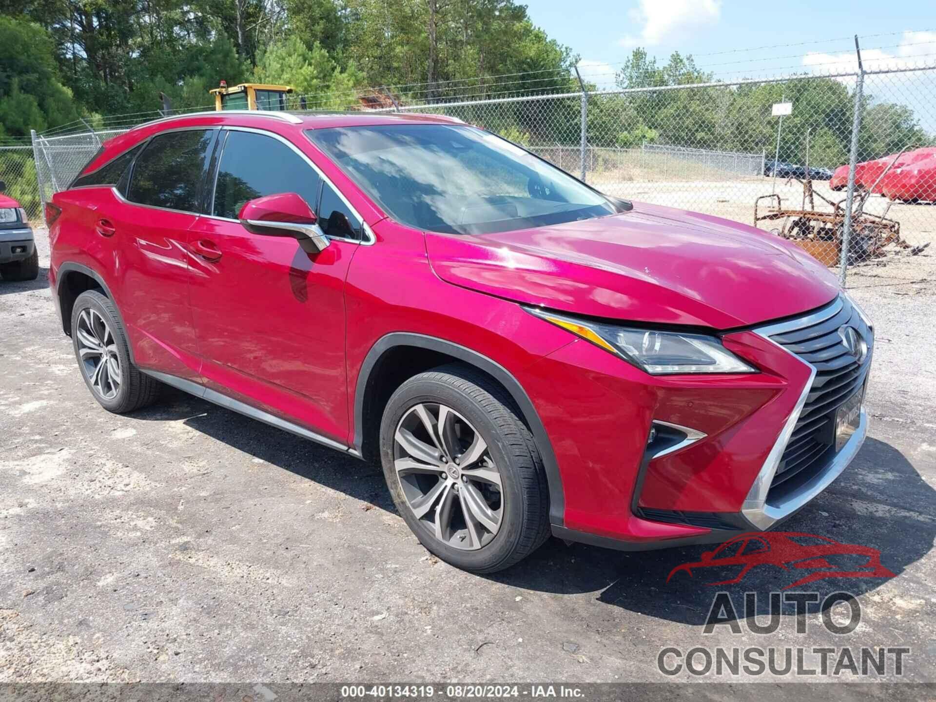 LEXUS RX 350 2017 - 2T2ZZMCA1HC070872