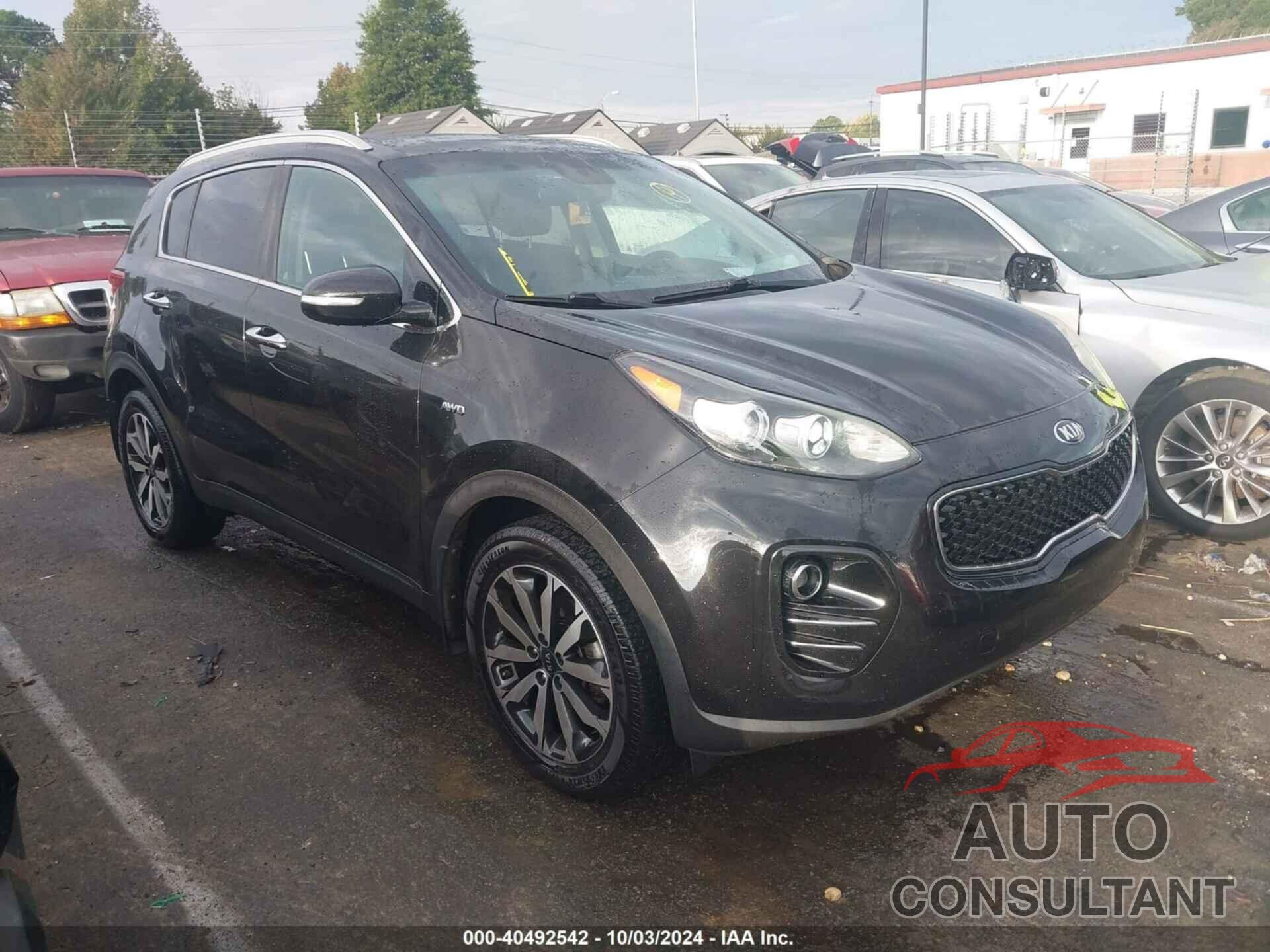 KIA SPORTAGE 2017 - KNDPNCAC4H7297044