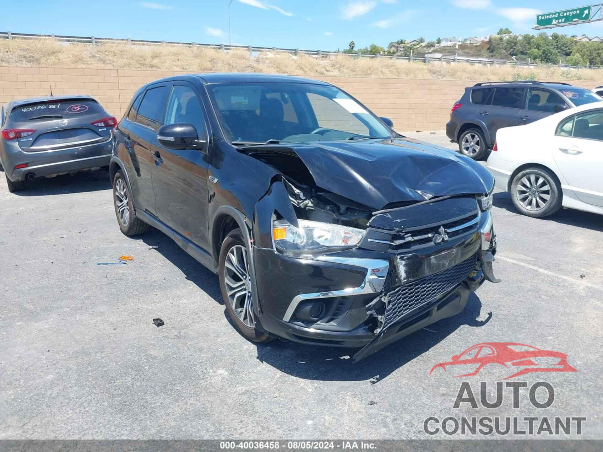 MITSUBISHI OUTLANDER SPORT 2019 - JA4AP3AU6KU005874