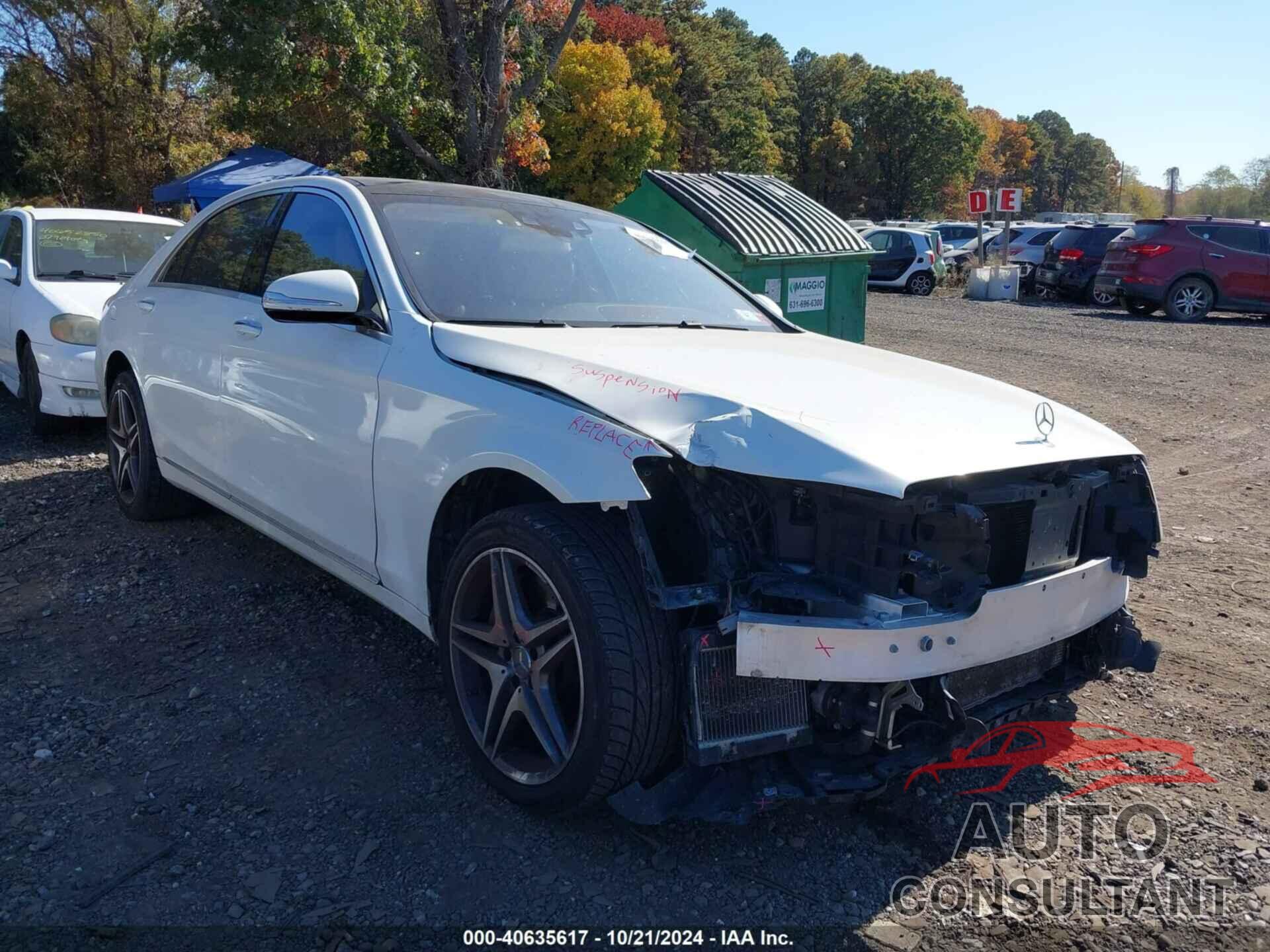 MERCEDES-BENZ S 550 2016 - WDDUG8FB1GA262656