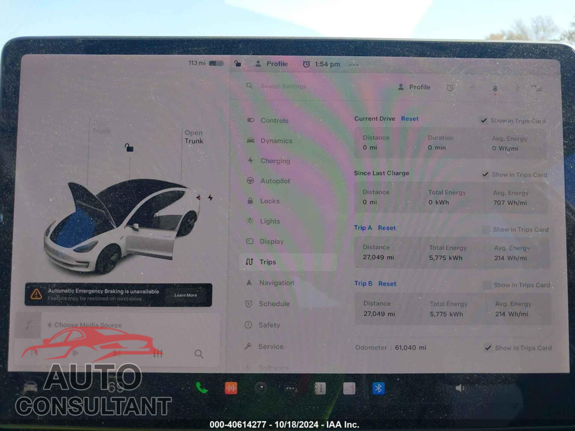 TESLA MODEL 3 2020 - 5YJ3E1EA0LF785163