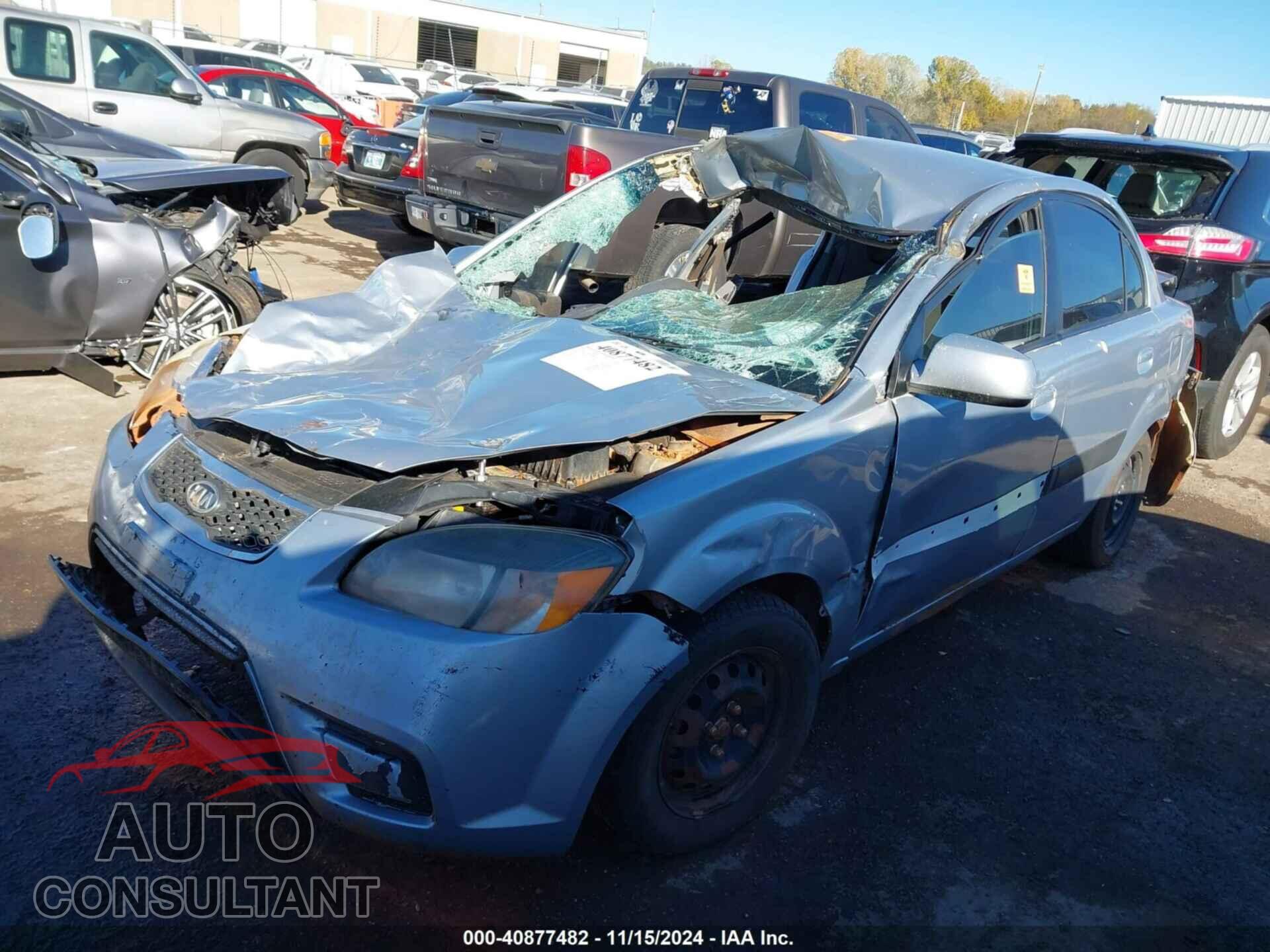 KIA RIO 2011 - KNADH4A37B6954655