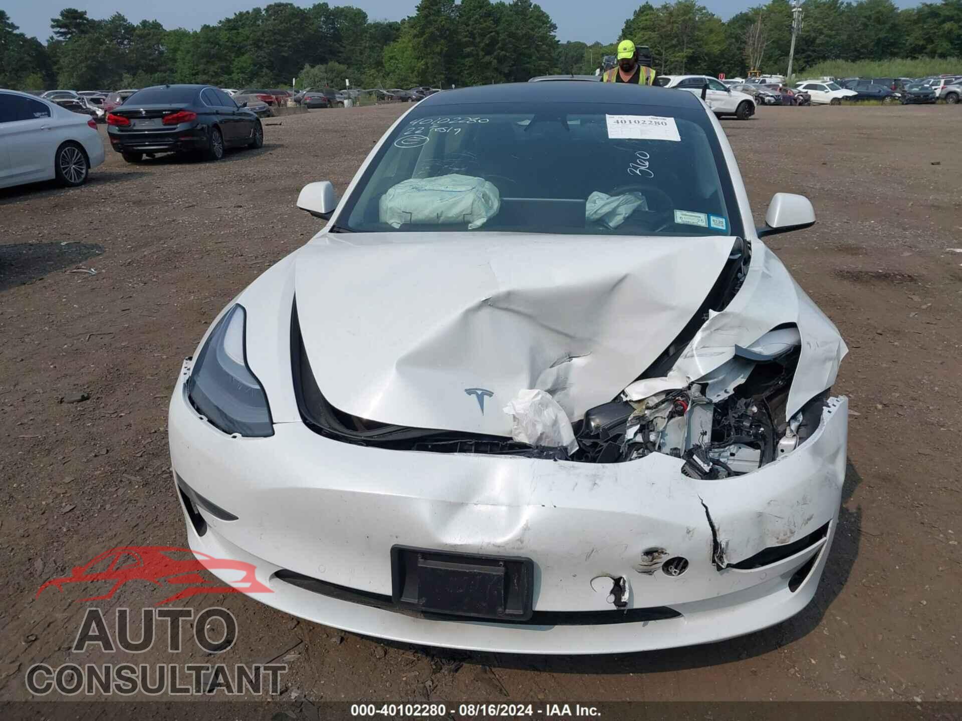 TESLA MODEL 3 2022 - 5YJ3E1EB2NF106912