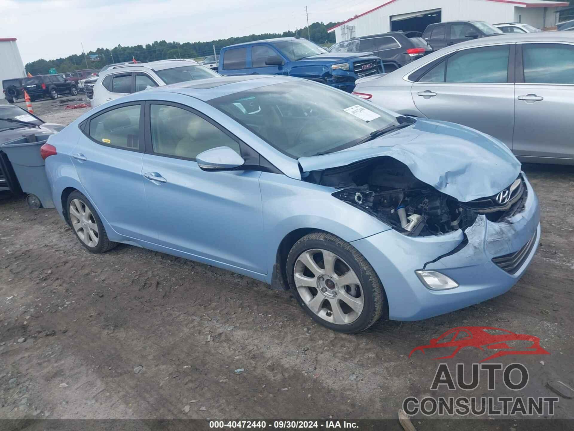 HYUNDAI ELANTRA 2013 - KMHDH4AE3DU610013