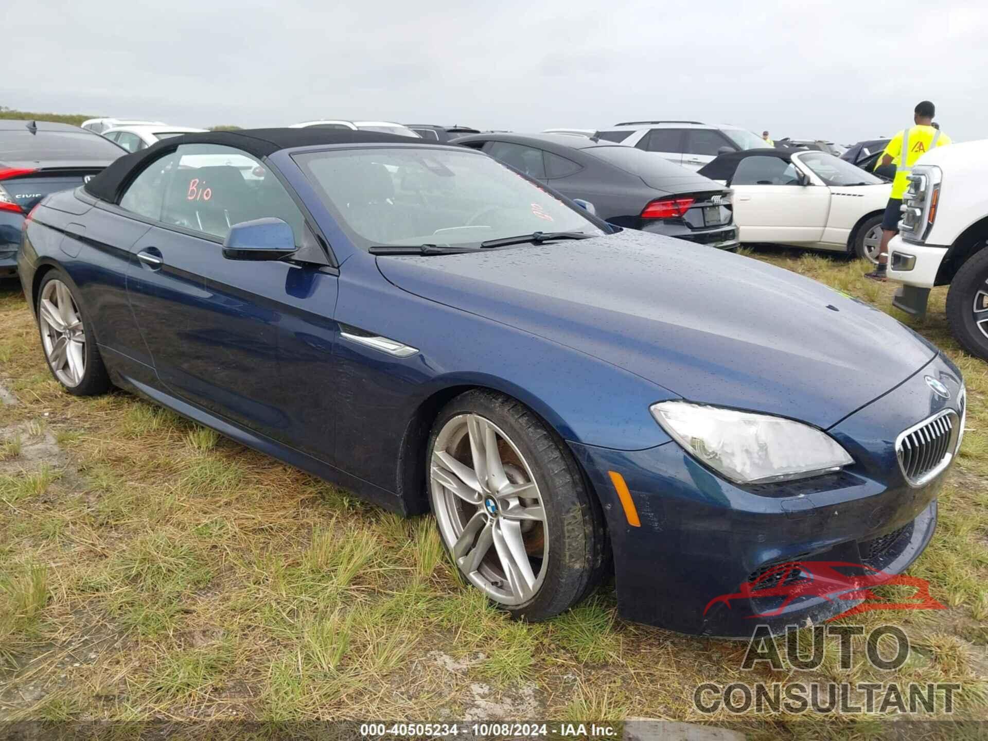 BMW 640I 2013 - WBALW7C59DDX58698
