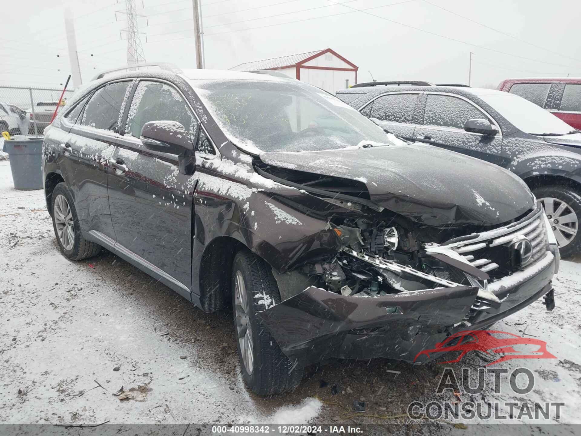 LEXUS RX 350 2013 - JTJBK1BA6D2455599