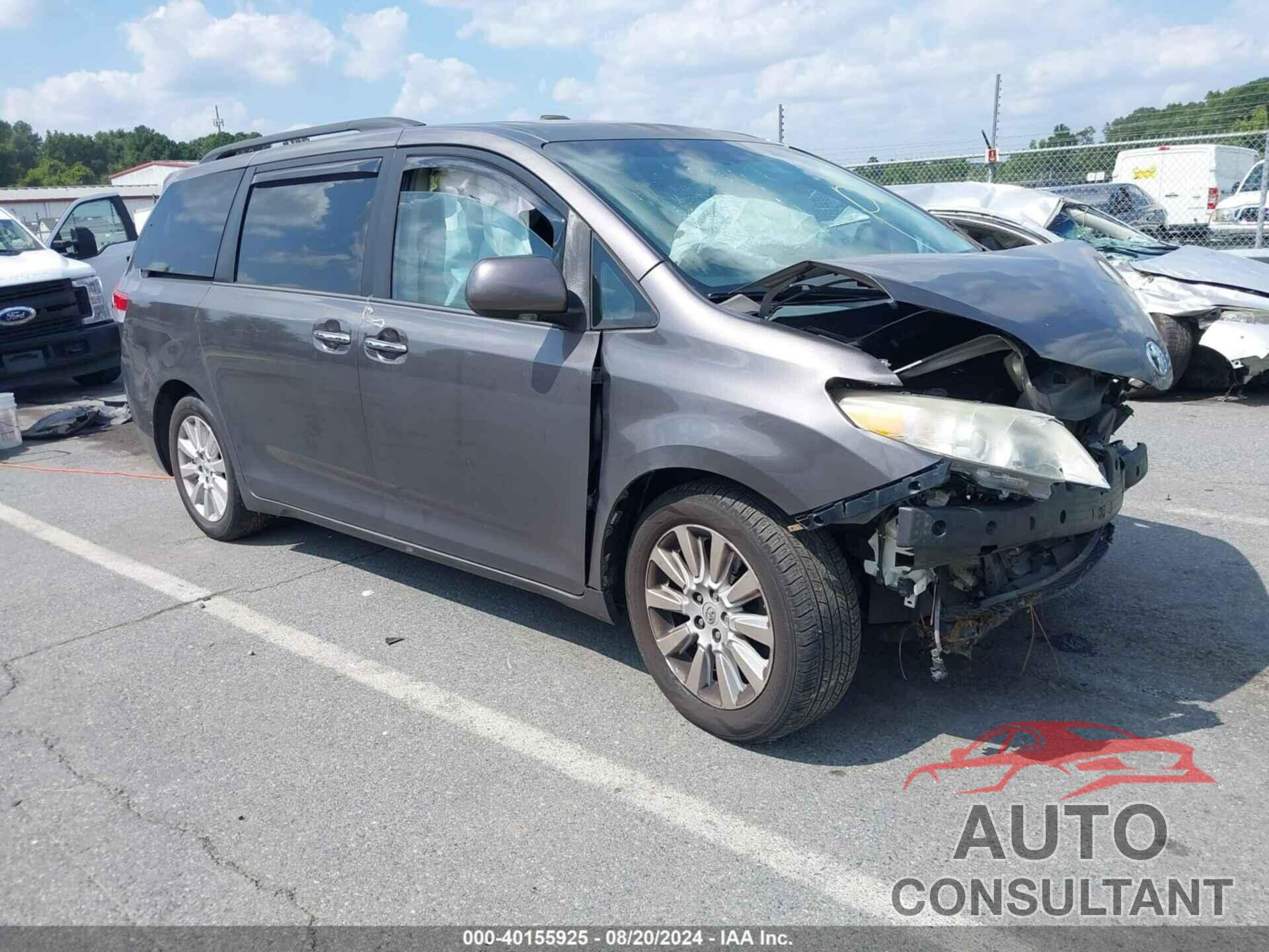 TOYOTA SIENNA 2012 - 5TDYK3DC4CS233920