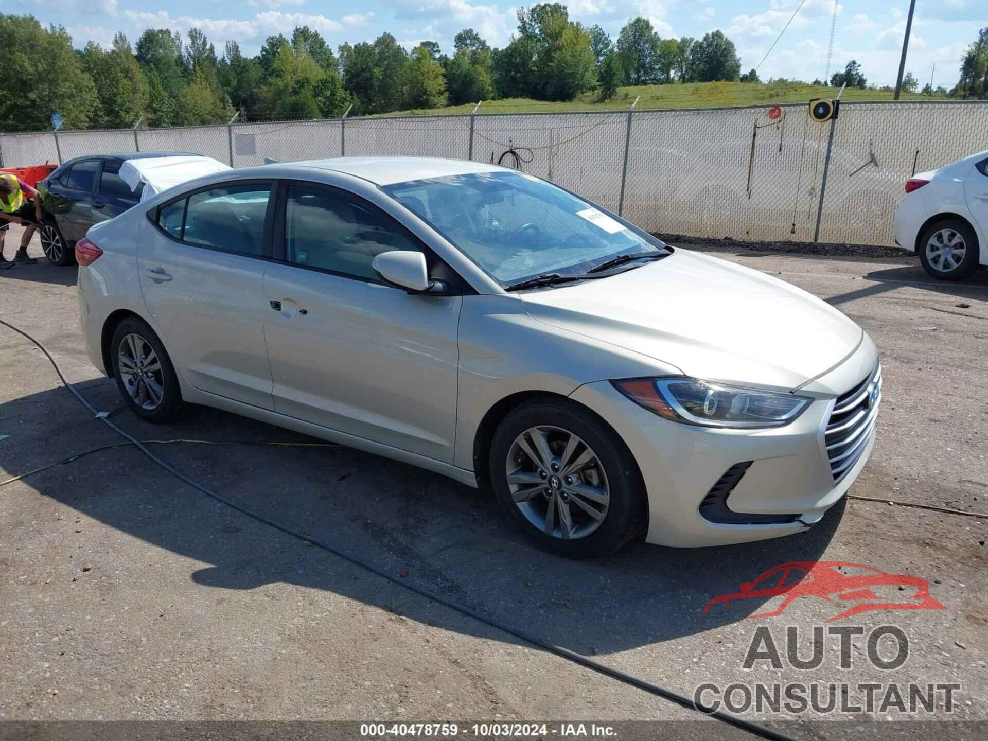 HYUNDAI ELANTRA 2017 - 5NPD84LF1HH174305