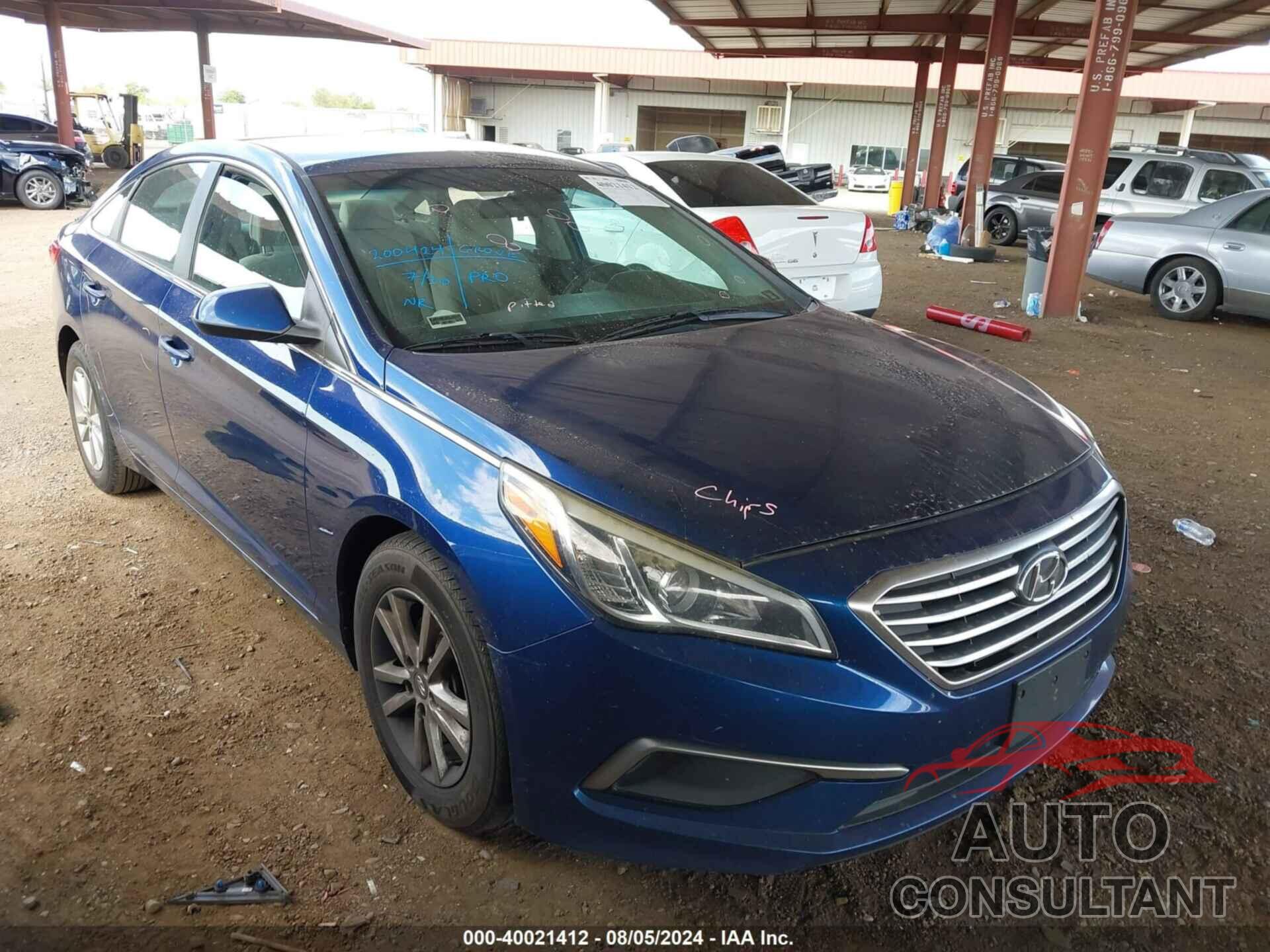 HYUNDAI SONATA 2017 - 5NPE24AF9HH563170